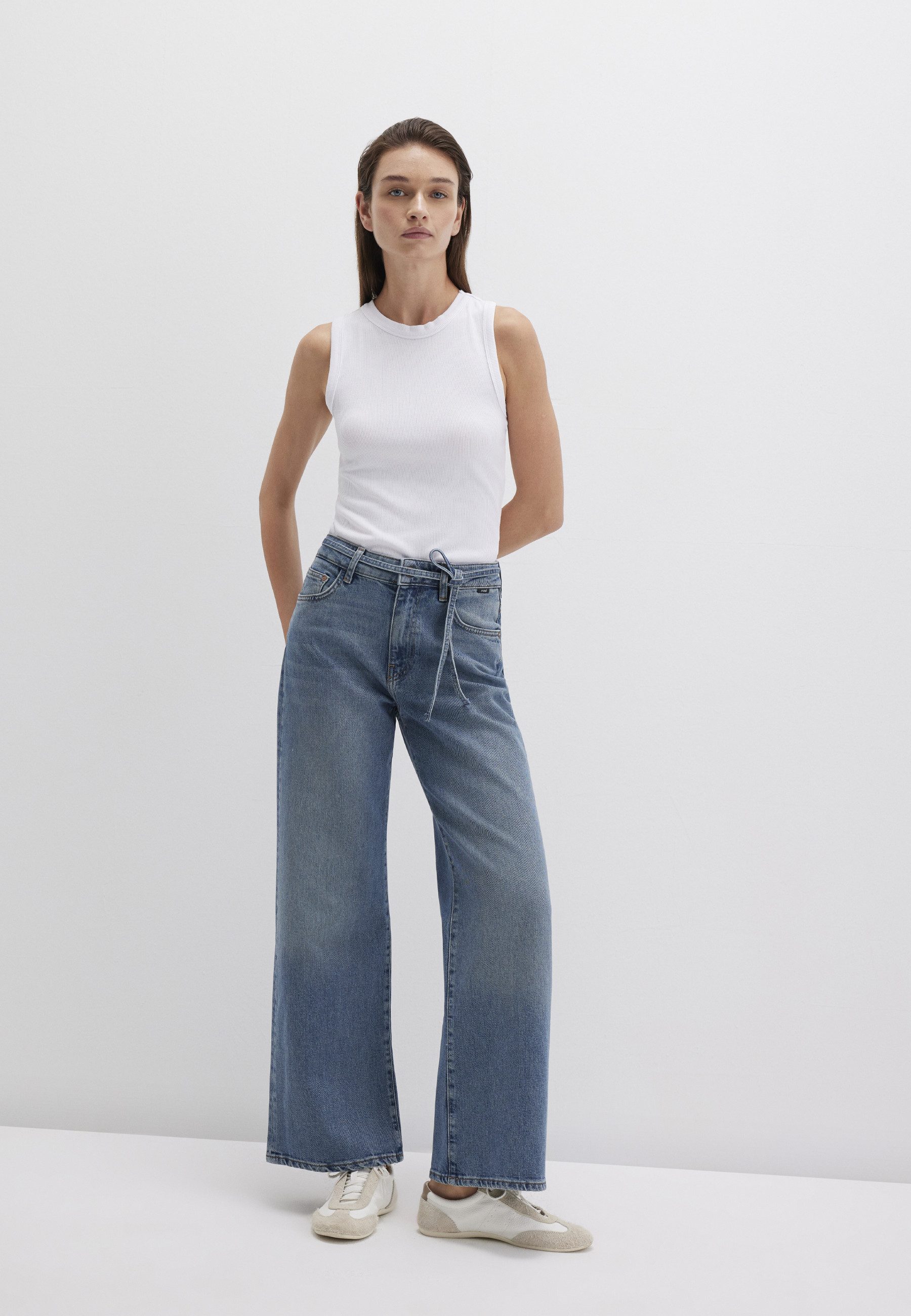 Mavi Weite Jeans MALIBU W/Belt Loose günstig online kaufen