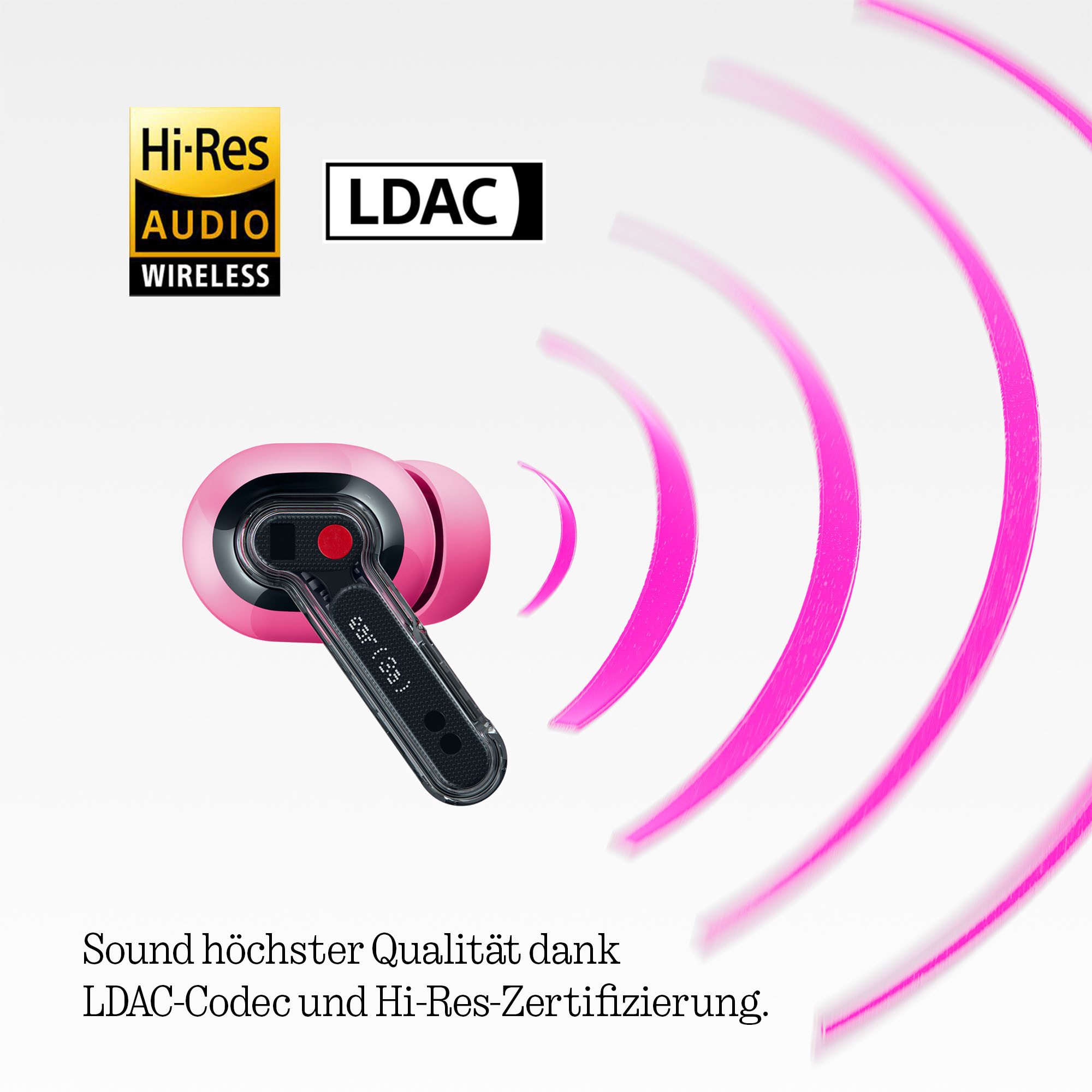 NOTHING Ear (3a) wireless In-Ear-Kopfhörer (Active Noise Cancelling (ANC), Bluetooth)