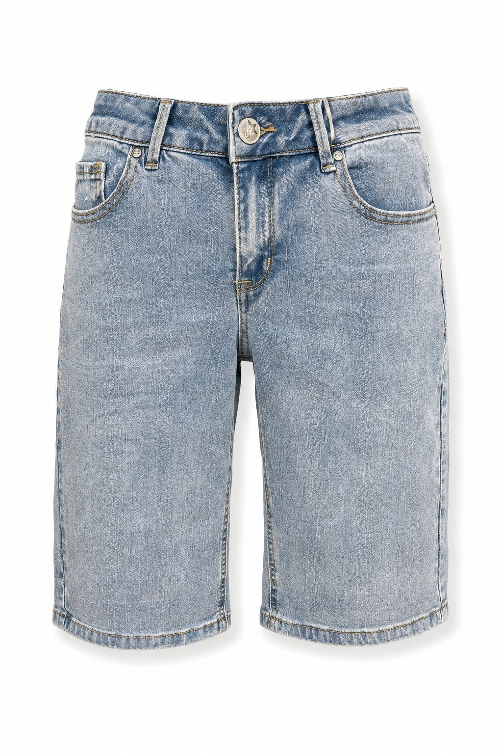 Shorts Italy-Short stretch denim - Jeansshorts mit Druck - Bermuda Damen
