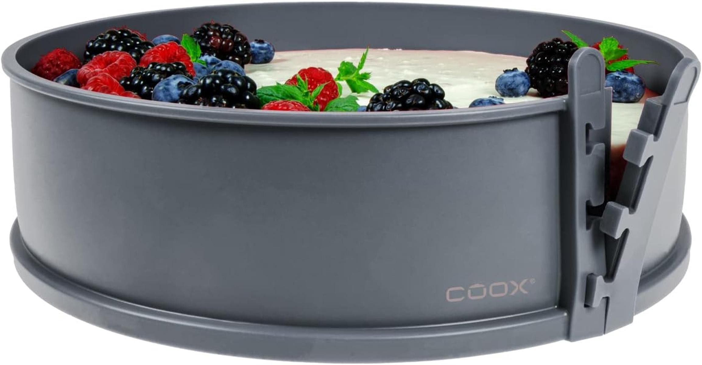 coox Backform coox Springform mit Glasboden ⌀ 26 cm in Graublau