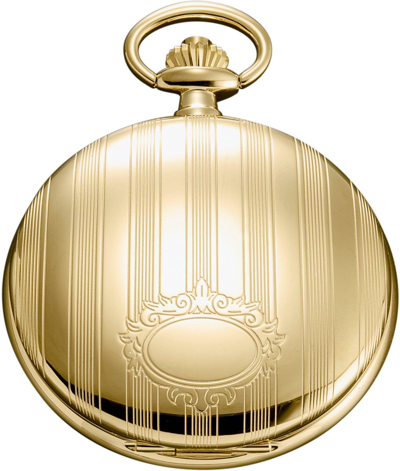 Regent Taschenuhr P719, (Set, 2-tlg., mit Kette), Herrenuhr, Handaufzug, Acrylglas