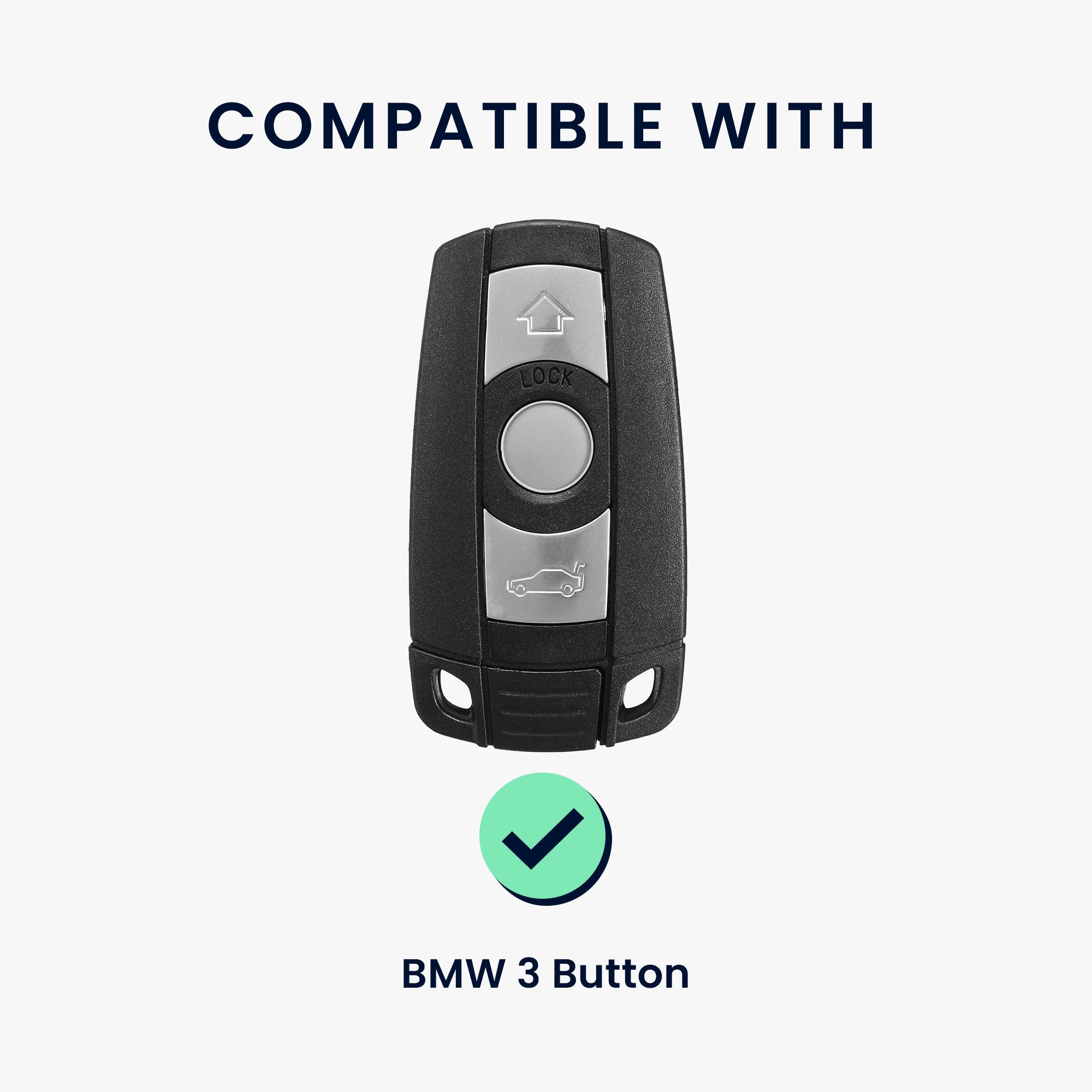 kwmobile Schlüsseltasche Hülle für BMW 3-Tasten günstig online kaufen