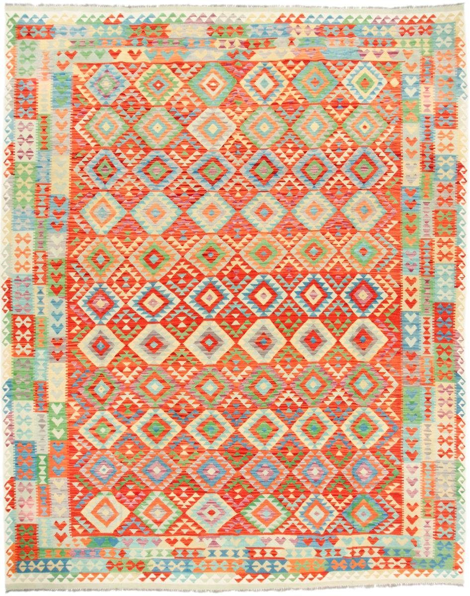 Orientteppich Kelim Heritage Trading, 305x384 rechteckig, Afghan mm Orientteppich, Moderner Höhe: 3 Handgewebter Nain
