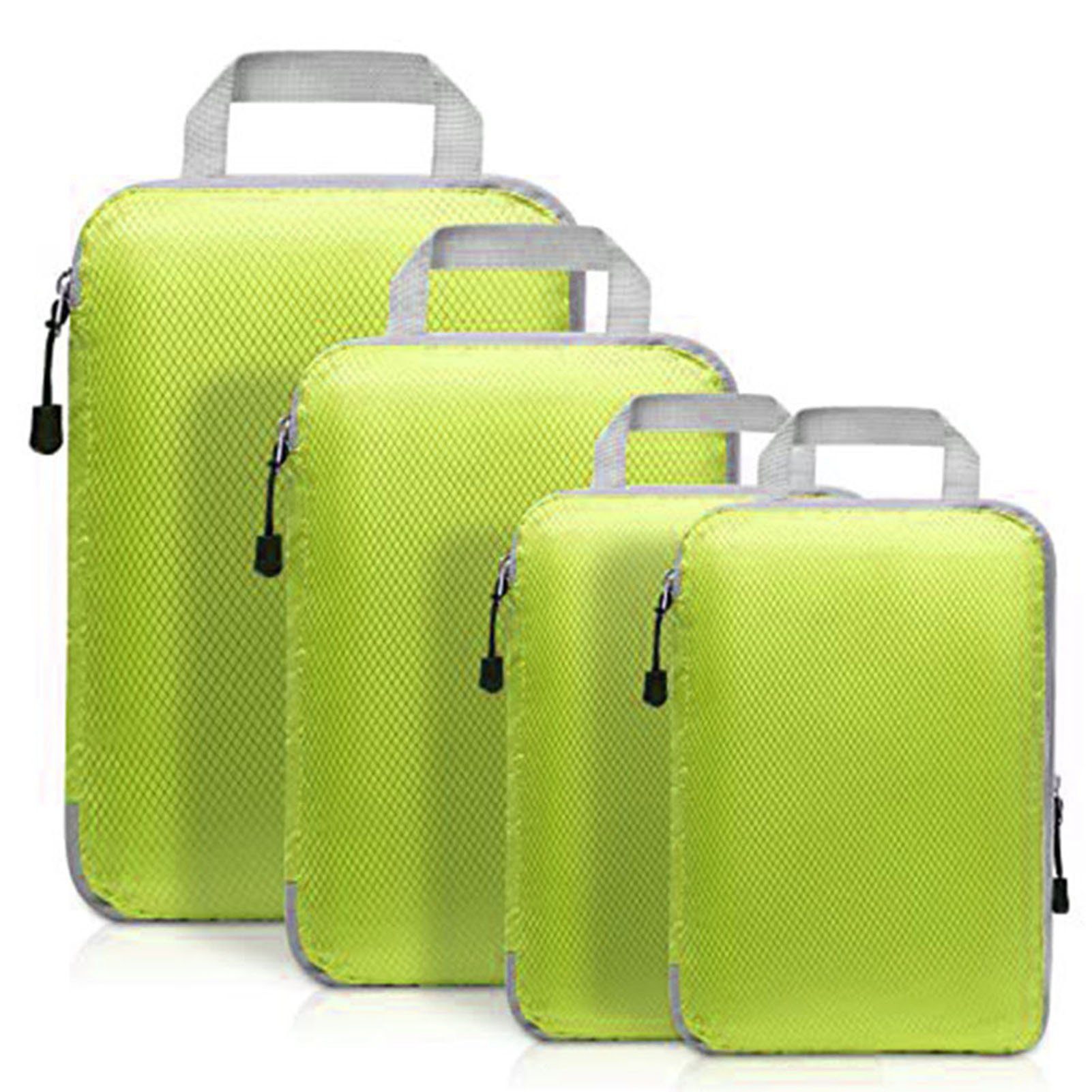 Tragbare Kofferset Kleider-Reisepaket, beige Wasserdichte Blusmart Vierteiliges