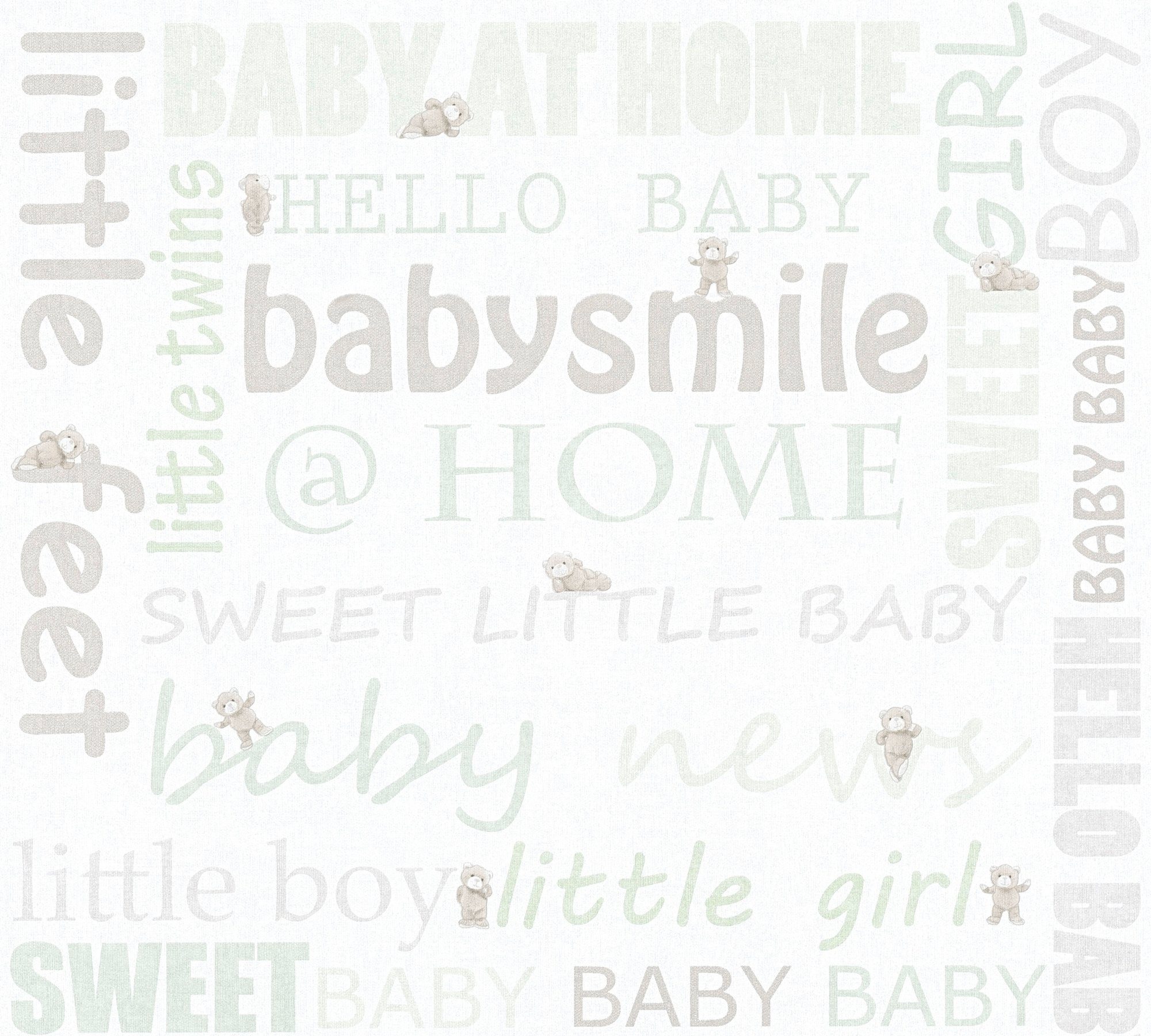 living walls Vliestapete Little Stars, leicht strukturiert, Motiv, Strukturmuster, gemustert, Tapete Kinder Metallic Обои Kinderzimmer Schlafzimmer Design Optik