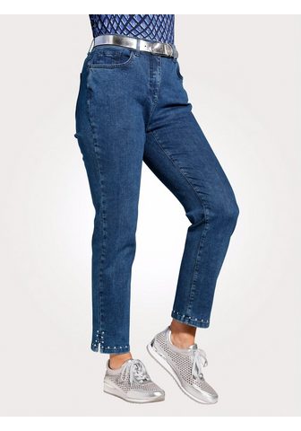 Mona Comfort-fit-Jeans su madingas Nietenzi...