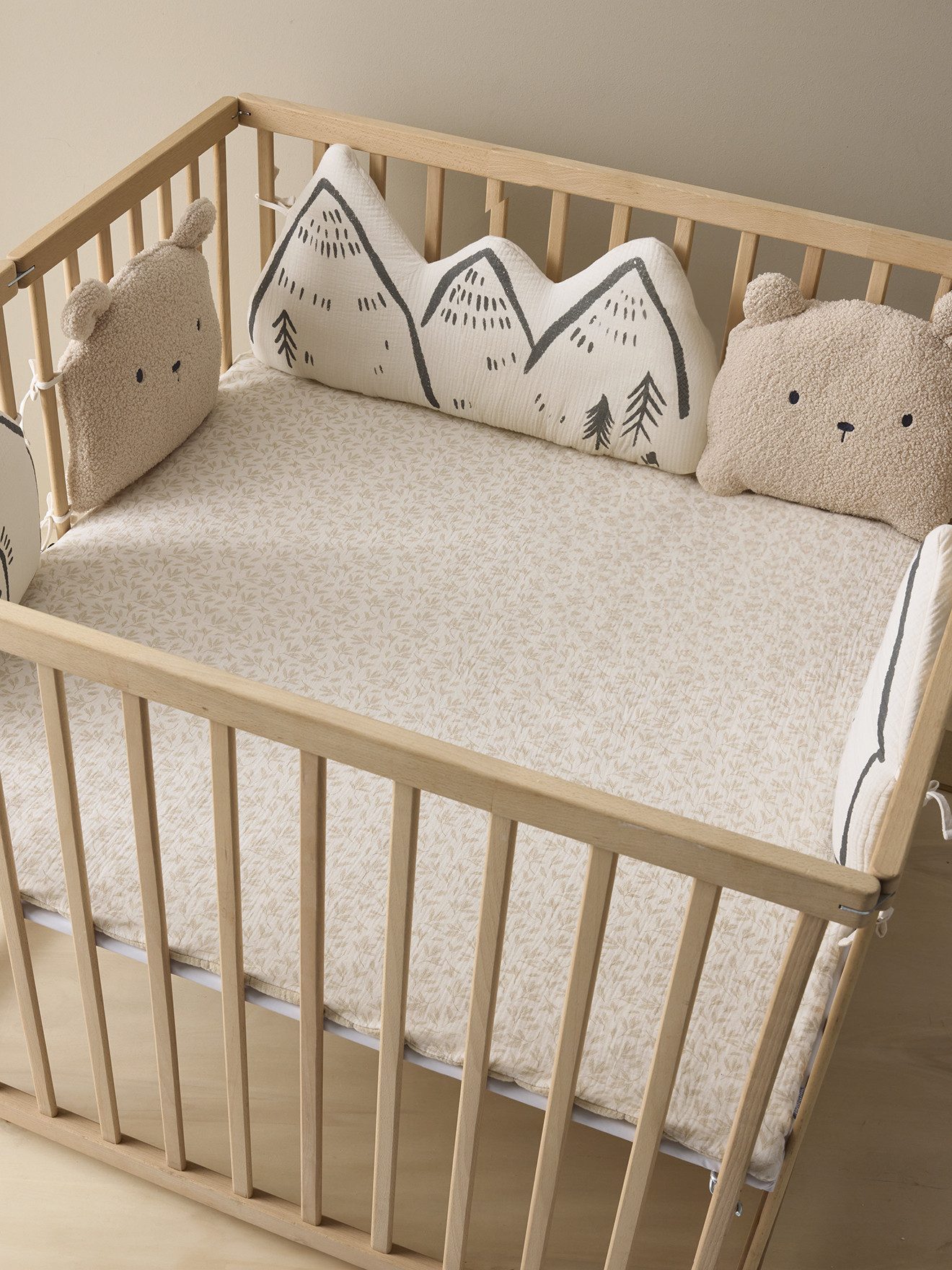 vertbaudet Bettumrandung Baby Bettumrandung/Laufgitterpolster HYGGE, Höhe 30 mm