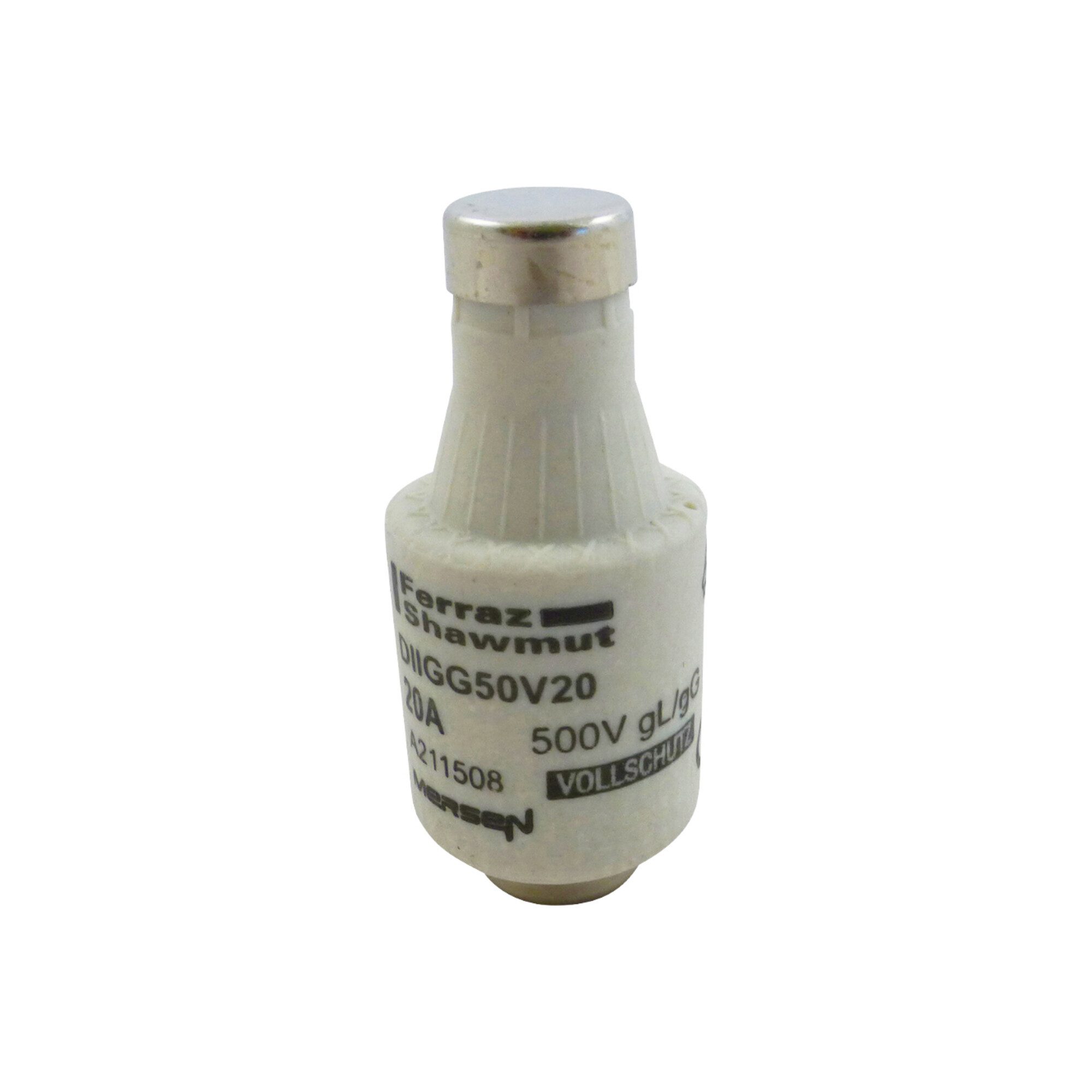 MERSEN Schalter Mersen D-Sicherungseinsatz gG DII, 20A/AC500 DIIGG50V20