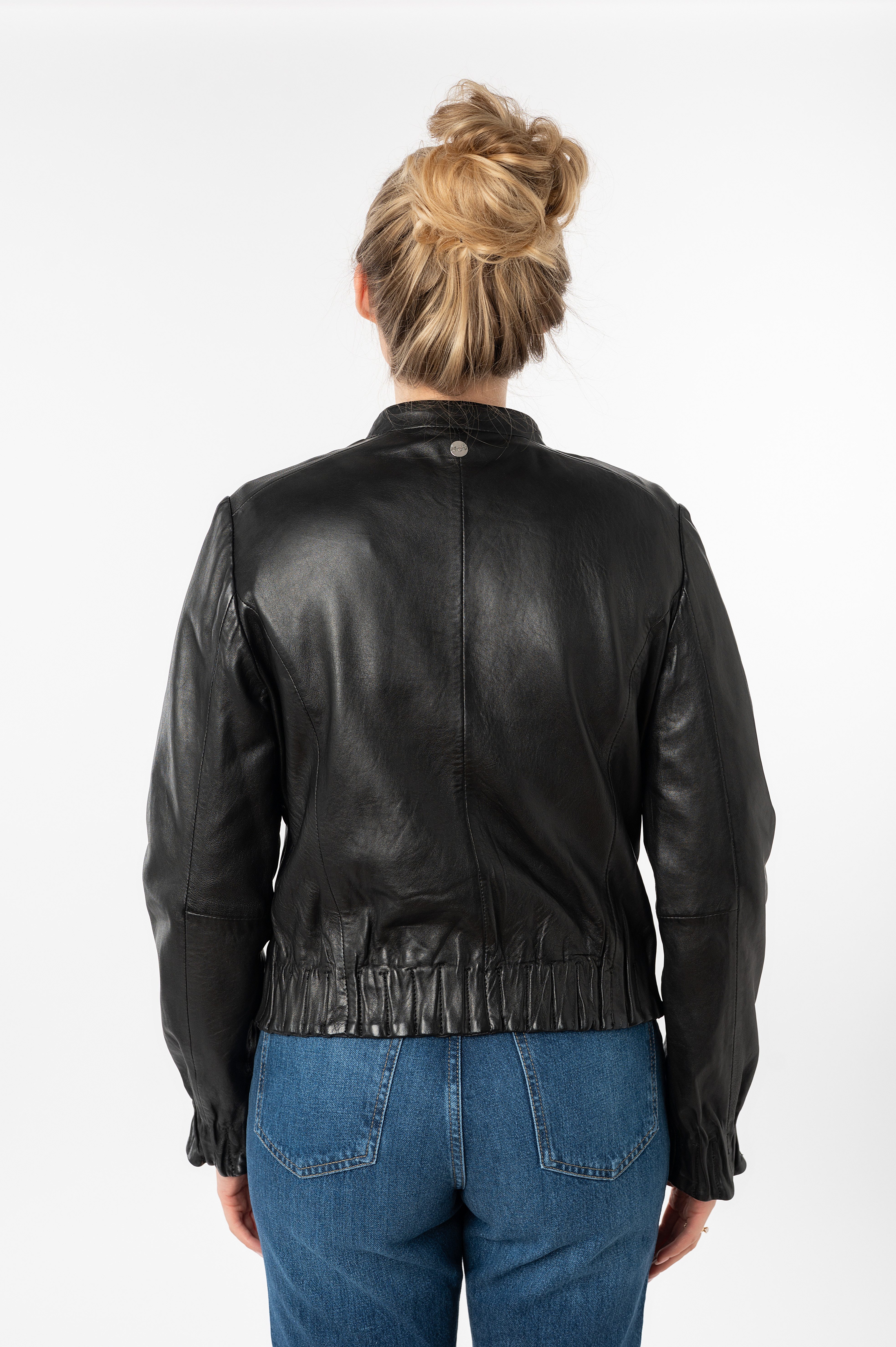 Mauritius Lederjacke MWCassie mit Stehkragen günstig online kaufen