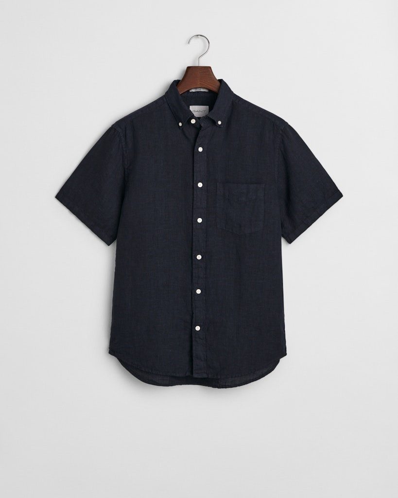Blusenshirt REG GMNT DYED LINEN SS SHIRT