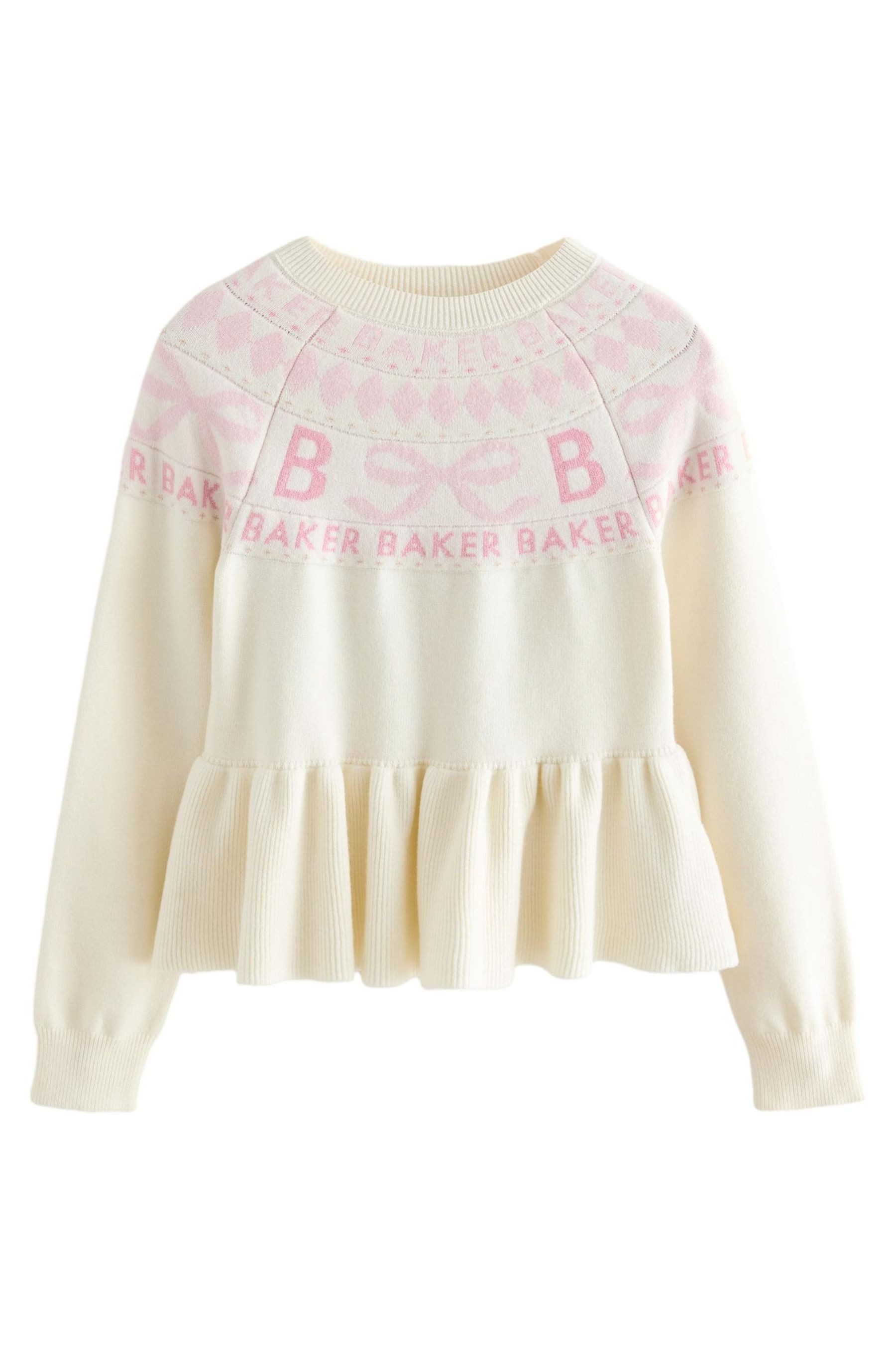 Baker by Ted Baker Норвежские свитера Baker By Ted Baker Fairisle-Pullover mit Schößchen (1-tlg)