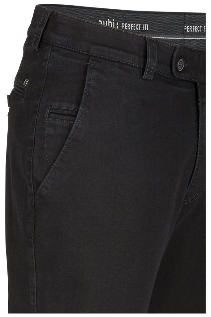 aubi: Bequeme Jeans aubi Jeans Hose 526 Modell Perfect black Herren (50) Stretch Fit