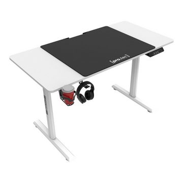 pro.tec Computertisch, »Pomona« Elektrisch Höhenverstellbarer Schreibtisch 110x60cm Weiß