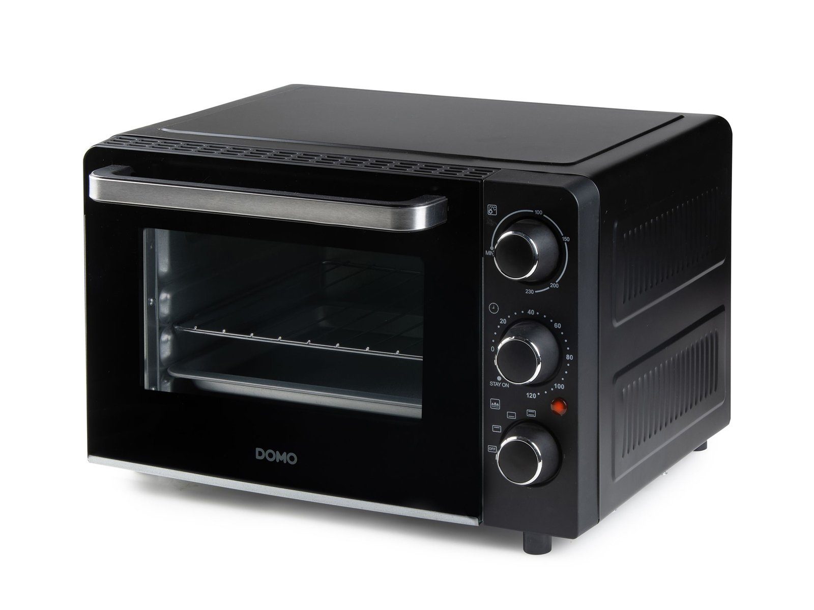 Domo Minibackofen, Tisch-Backofen autark für Campingofen Mini-Ofen 20L Pizza-Ofen Toast