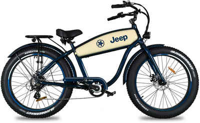 Jeep E-Bikes E-Bike CR 7005, 7 Gang, Kettenschaltung, Heckmotor 250 W, (mit Akku-Ladegerät)