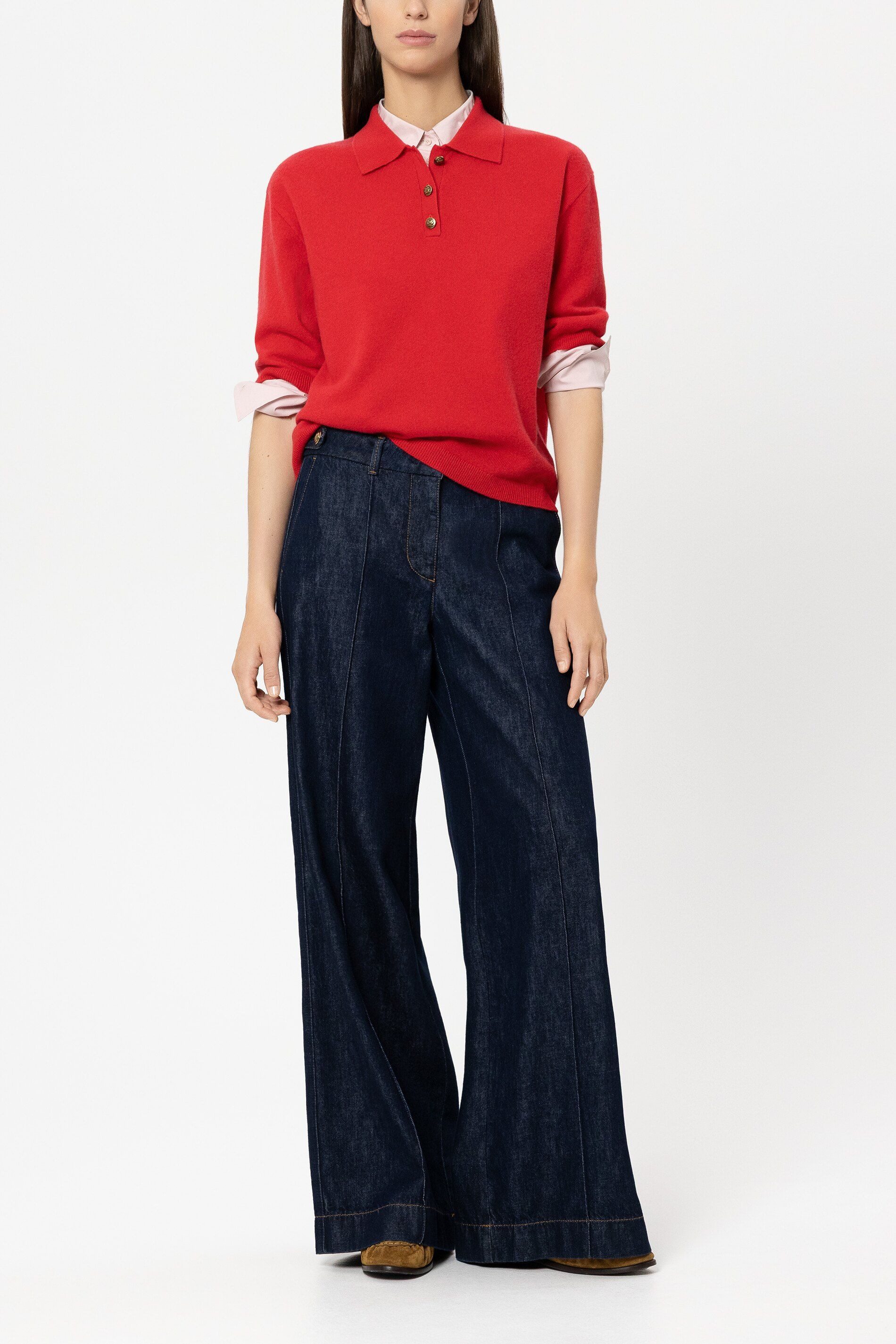 Luisa Cerano Kurzarmpullover