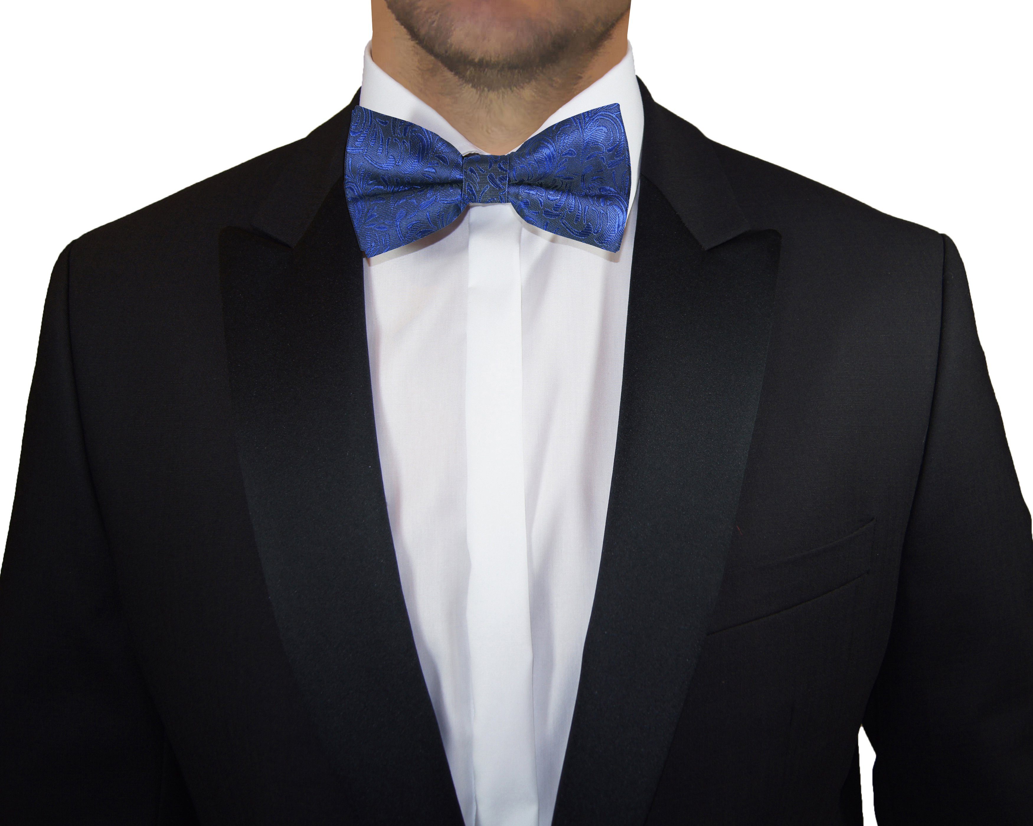 Paul Malone Fliege Herren Schleife modern elegant festlich blau floral Hoch günstig online kaufen