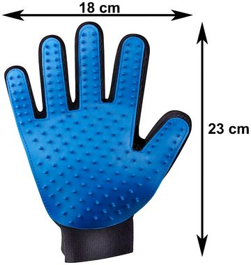 HEIM Fellpflegehandschuh, Gummi, (Set, 2-tlg)