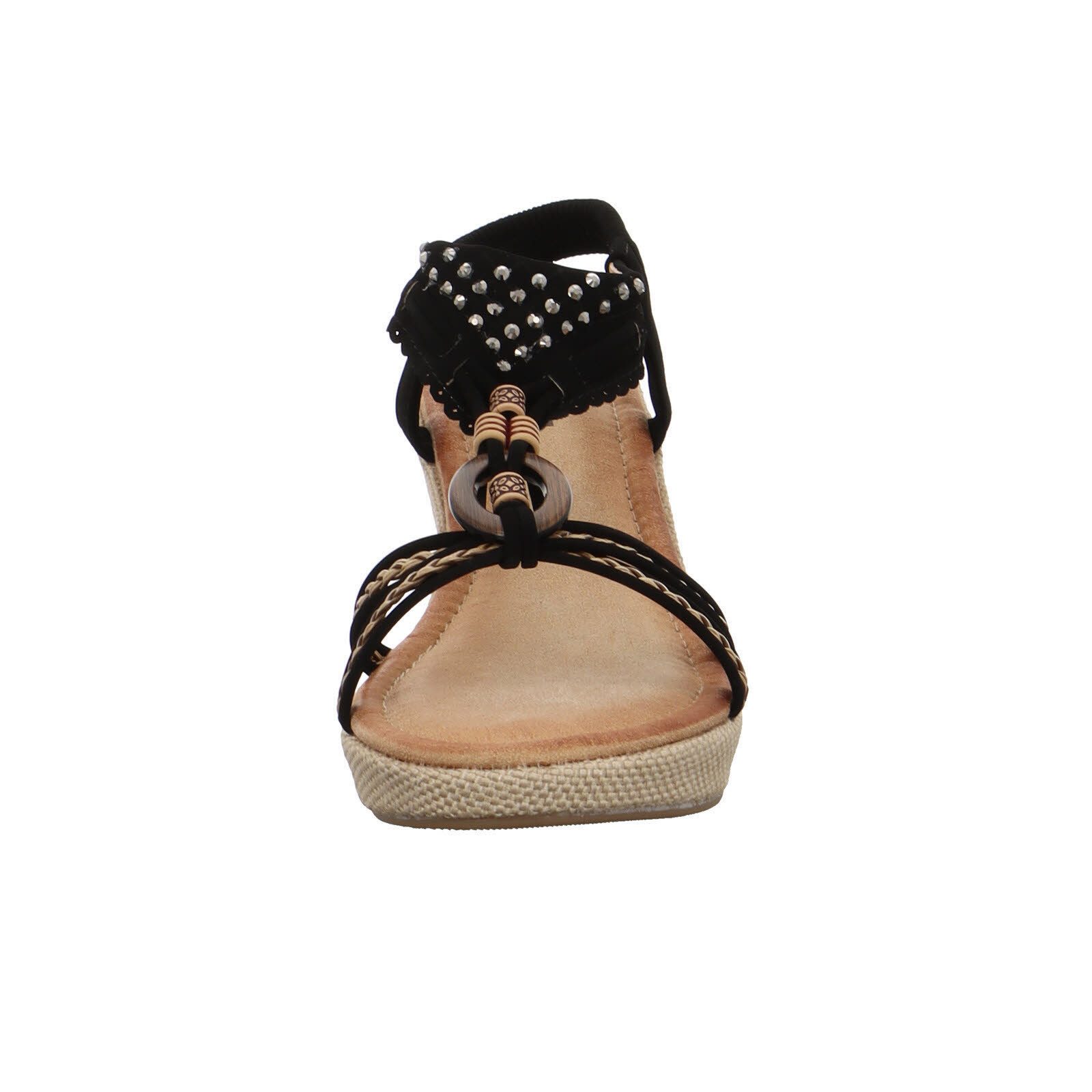 LIVING UPDATED K398-20-BK Keilsandalette