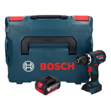 Bosch Professional Schlagbohrmaschine Bosch GSB 18 V-60 C Professional Akku Schlagbohrschrauber 18 V 60 Nm Brushless + 1x Akku 6,0 Ah + L-Boxx - ohne Ladegerät