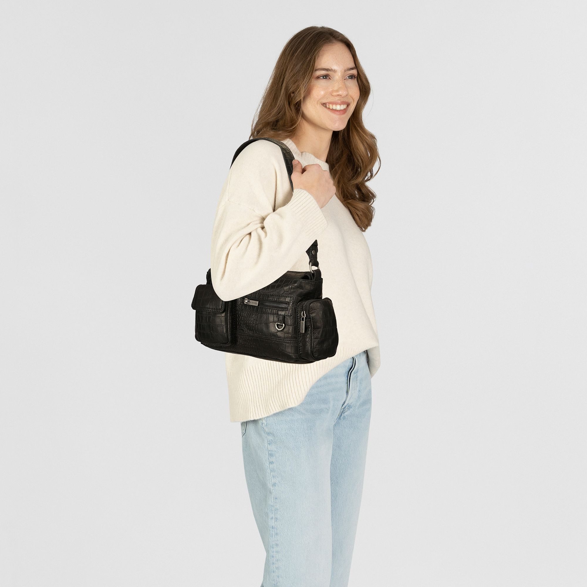Cowboysbag Schultertasche Hawley, Leder