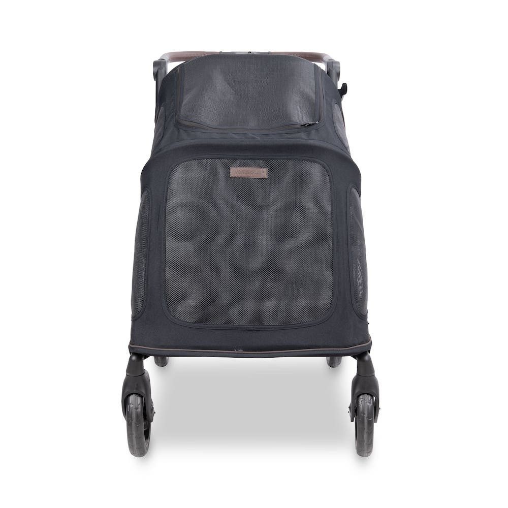 Wonderfold Hunde-Transportbox PFL Pet Medium Premium Hundebuggy - Farbe: Jet Black
