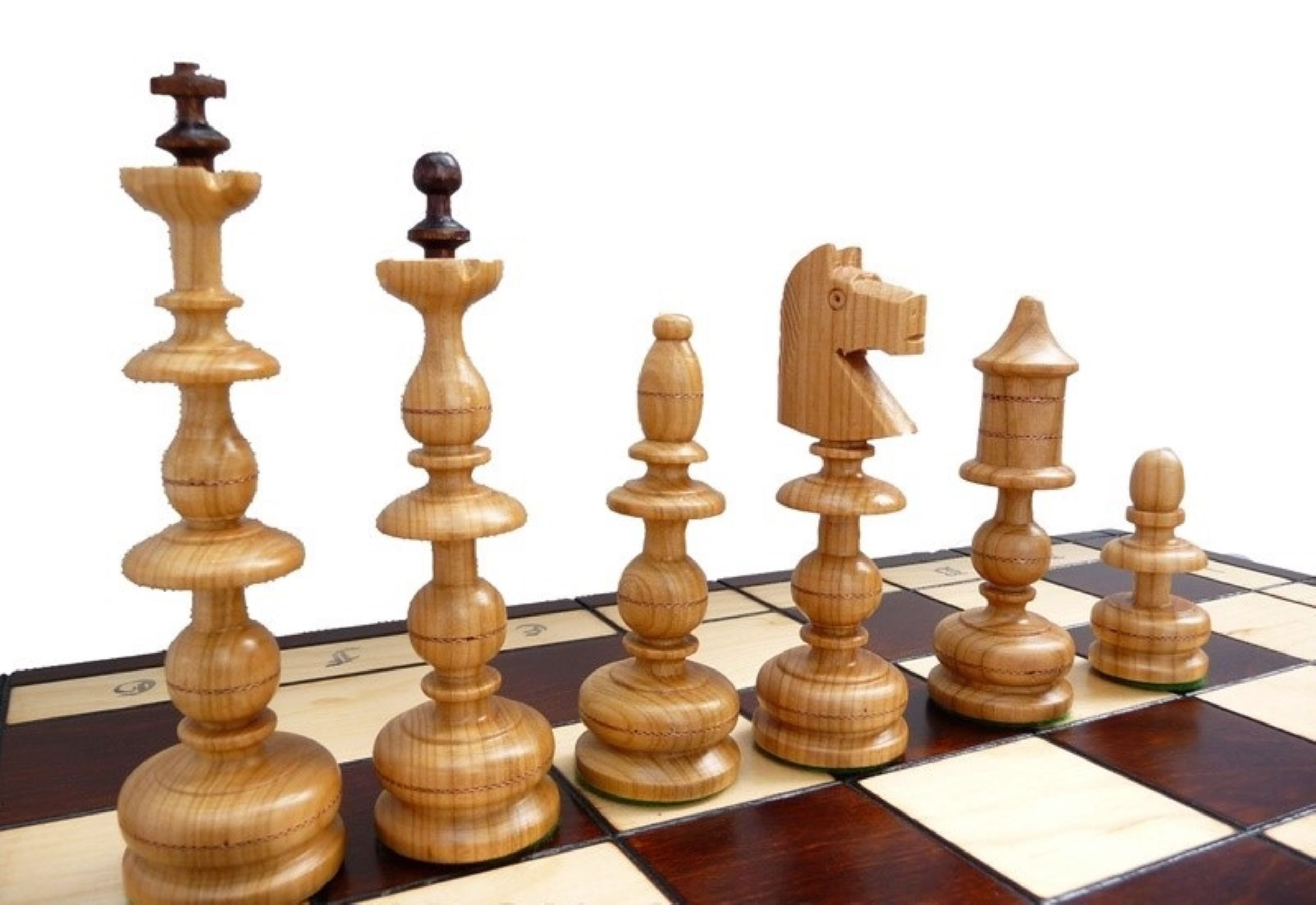 Holzprodukte Spiel Schach Schachspiel 55 x 55 cm HANDGESCHNITZT GESCHNITZT NEU Holz