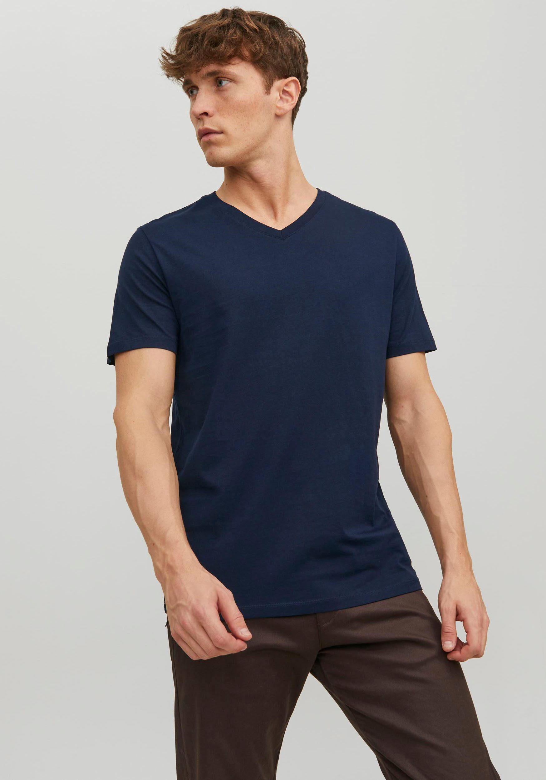 Jack & Jones V-Shirt JJEORGANIC BASIC TEE