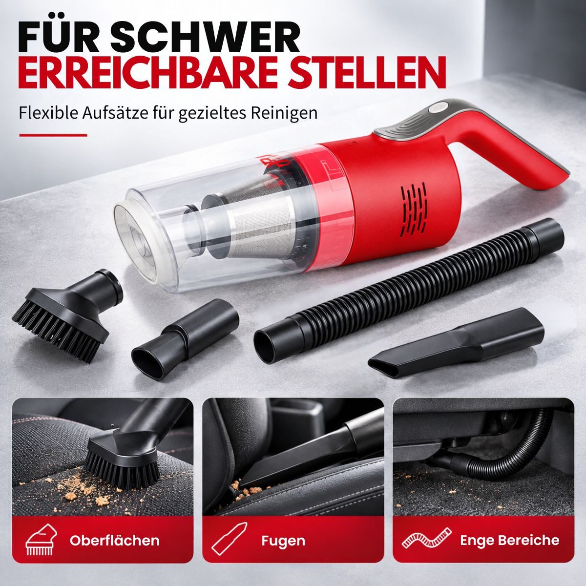 DIRT DEVIL Handstaubsauger Dirt Devil DD5004 Handstaubsauger Akku – Bild 4 von 5