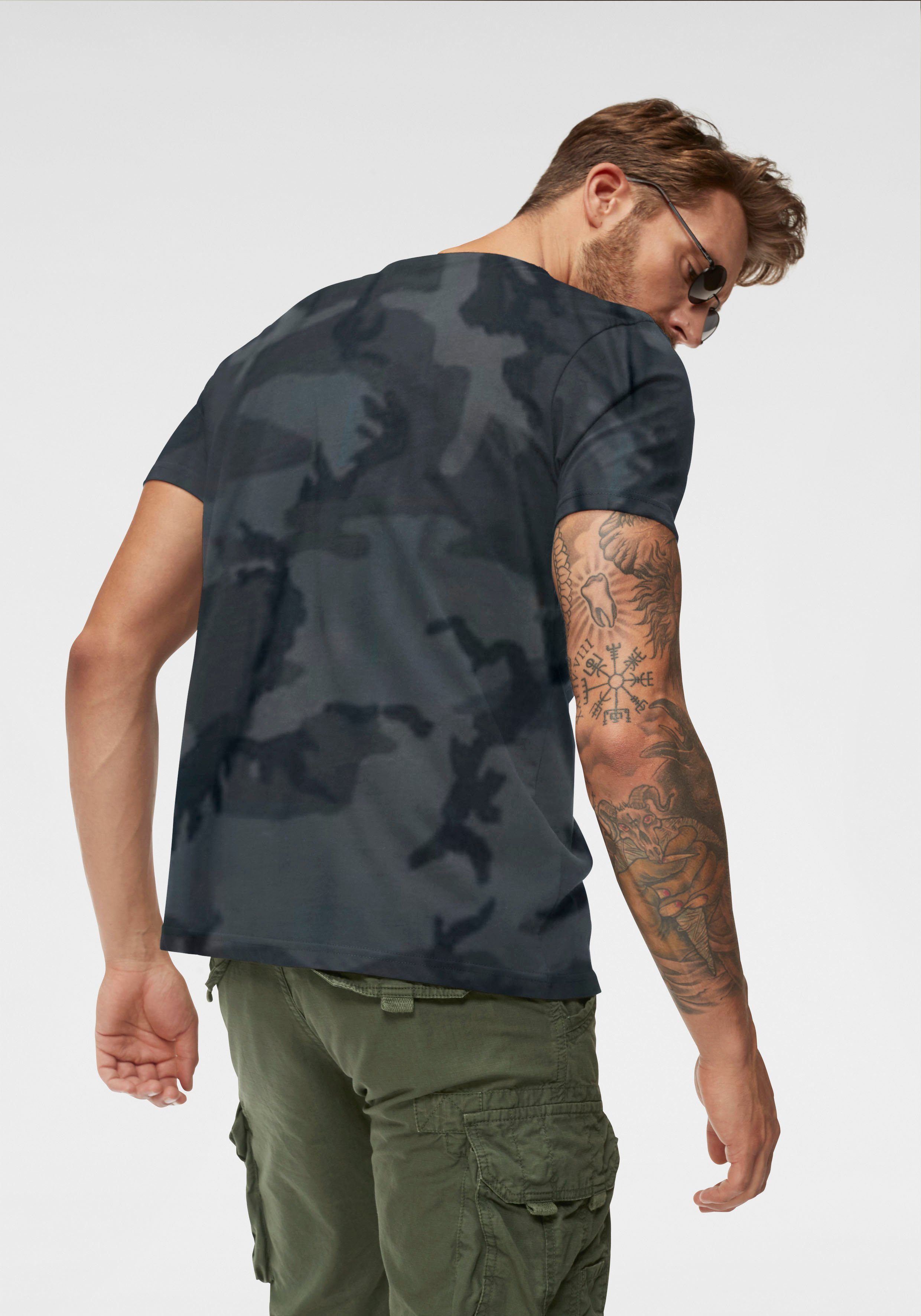 Alpha Industries Rundhalsshirt BASIC T SMALL LOGO günstig online kaufen