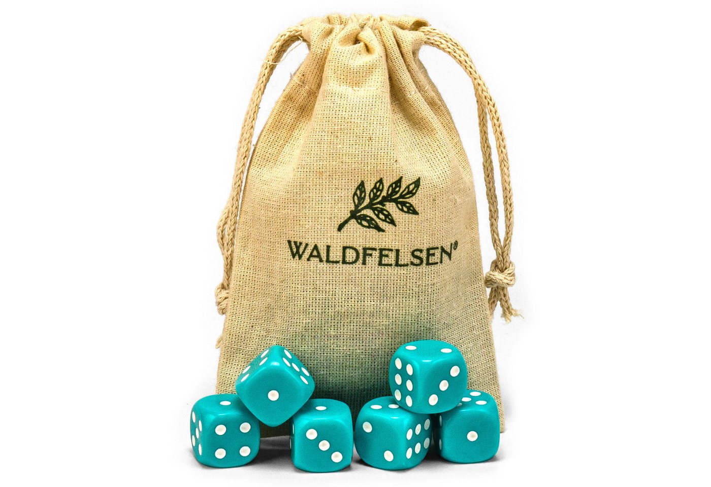 Waldfelsen Spiel – 2-50 Stk Standard Spielwürfel 16 mm Acrylwürfel Würfel bunt, Spielmaterial, Verschiedene Farben