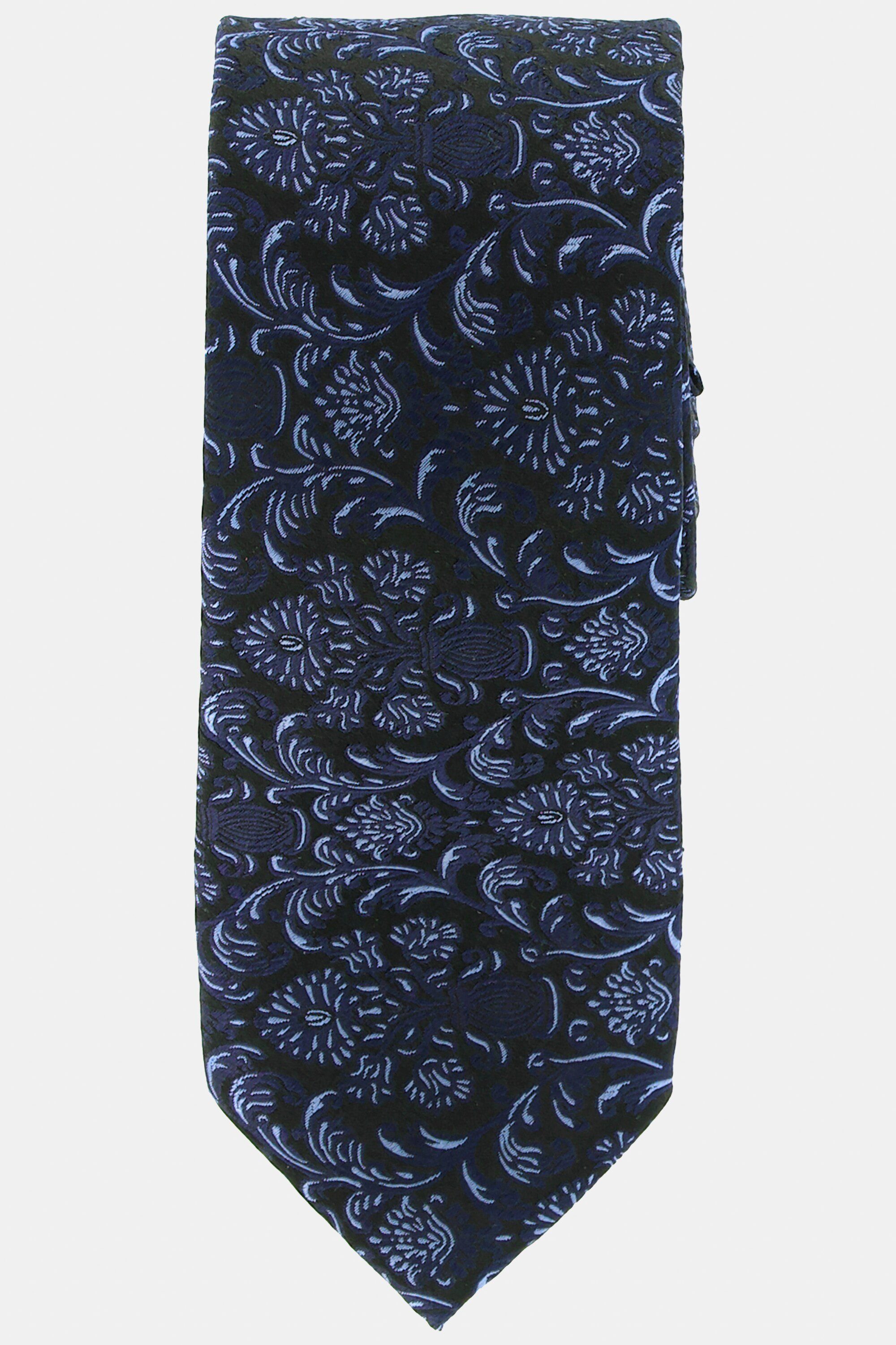 cm 75 Krawatte JP1880 breit Blumenmuster Seidenkrawatte