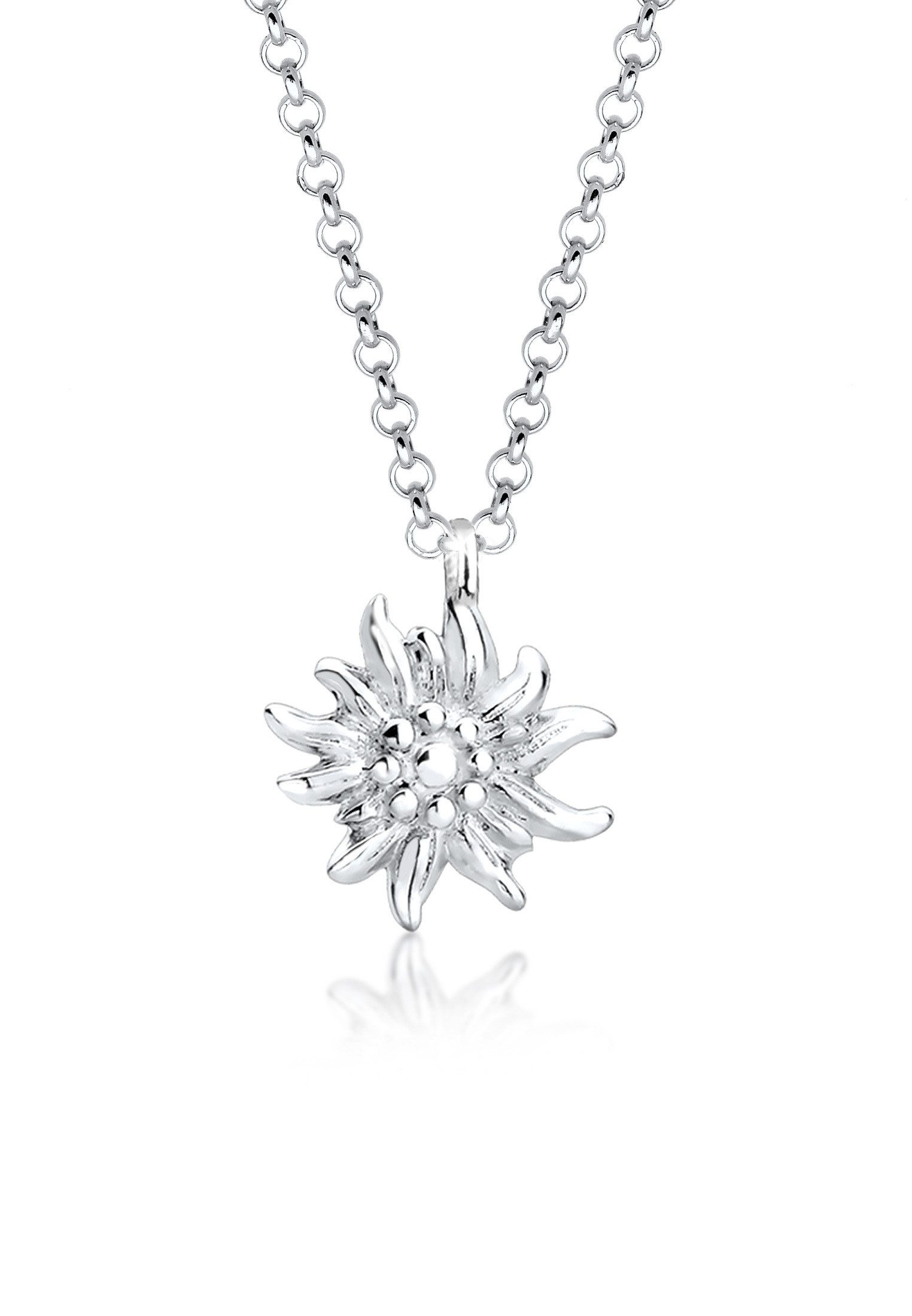 Edelweiss Tracht 925 Kette Anhänger Elli Silber mit Symbol Anhänger