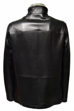 Zimmert Leather Lederjacke Ron ausknöpfbares Kunstfell