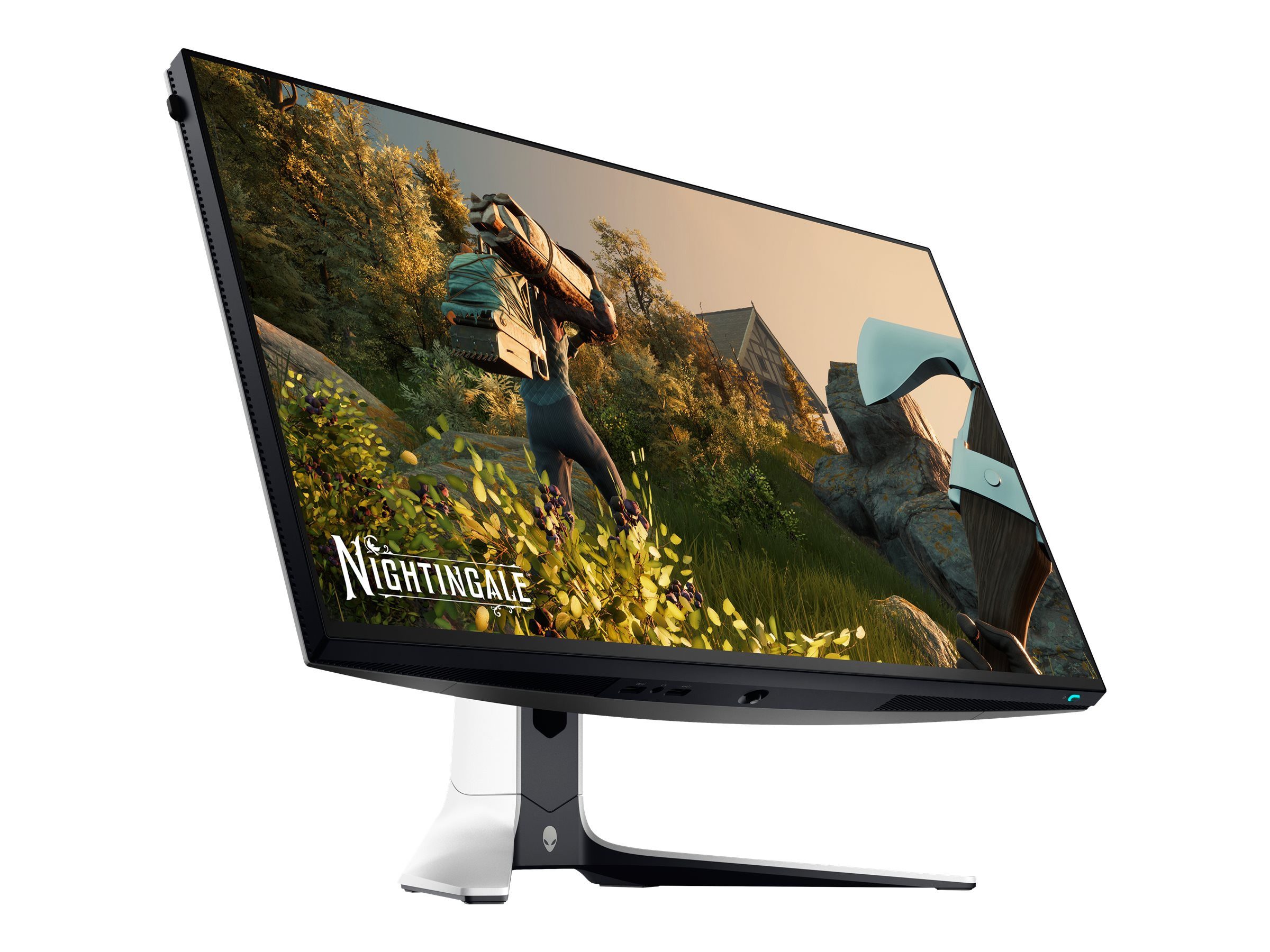 Dell AW2723DF silber Gaming-LED-Monitor (68,6 cm/27 ", 2560 x 1440 px, QHD, 1 ms Reaktionszeit, 240 Hz, Fast IPS, Höhe, Pivot (Rotation), Drehung, Neigung)
