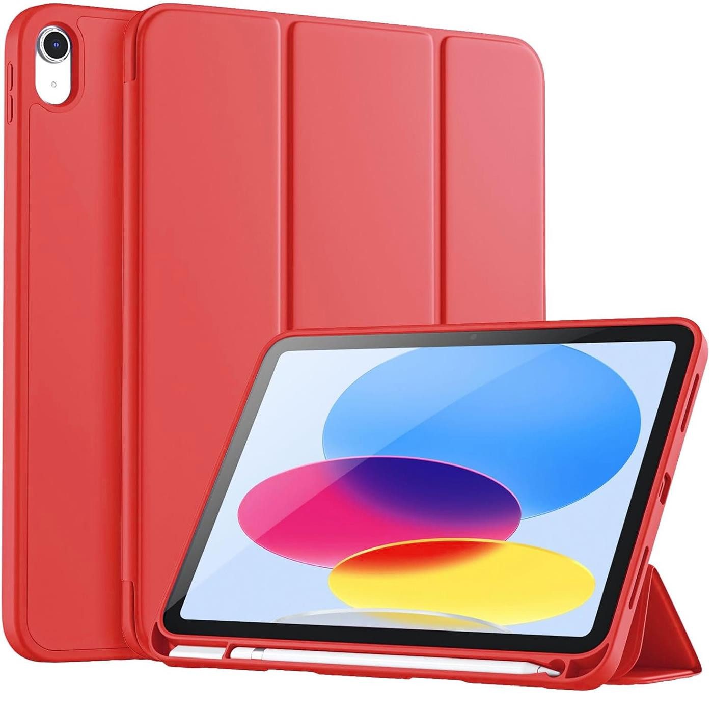CoolGadget Tablet-Hülle Smart Cover für Apple iPad 10.2 2019, Schutz Tasche aufstellbar mit Stift Halter für iPad 10.2 2019