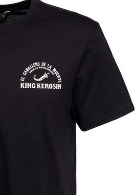 KingKerosin T-Shirt El Caballero Kontrastprints