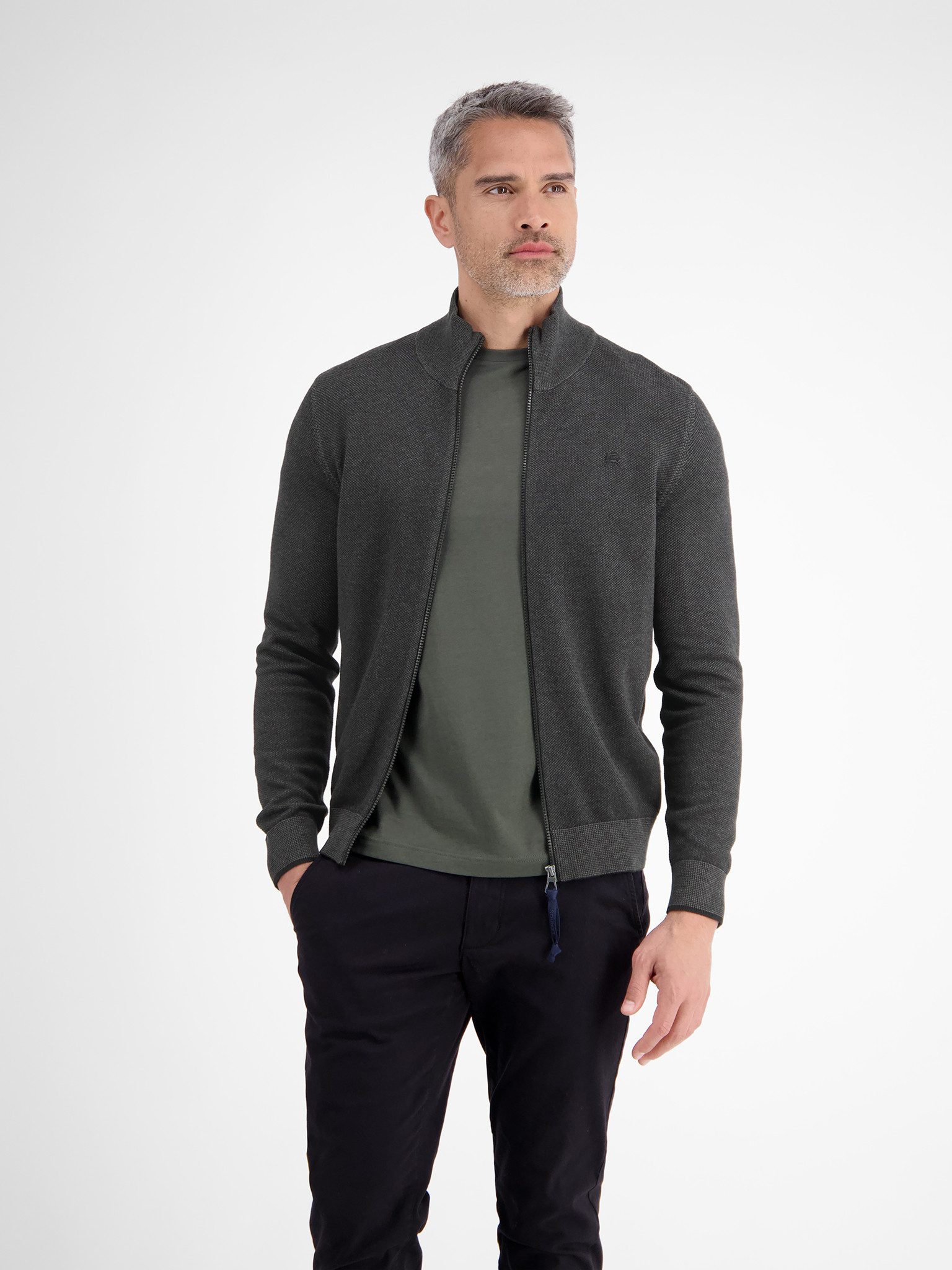 LERROS Strickfleecejacke mit Reißverchluss günstig online kaufen