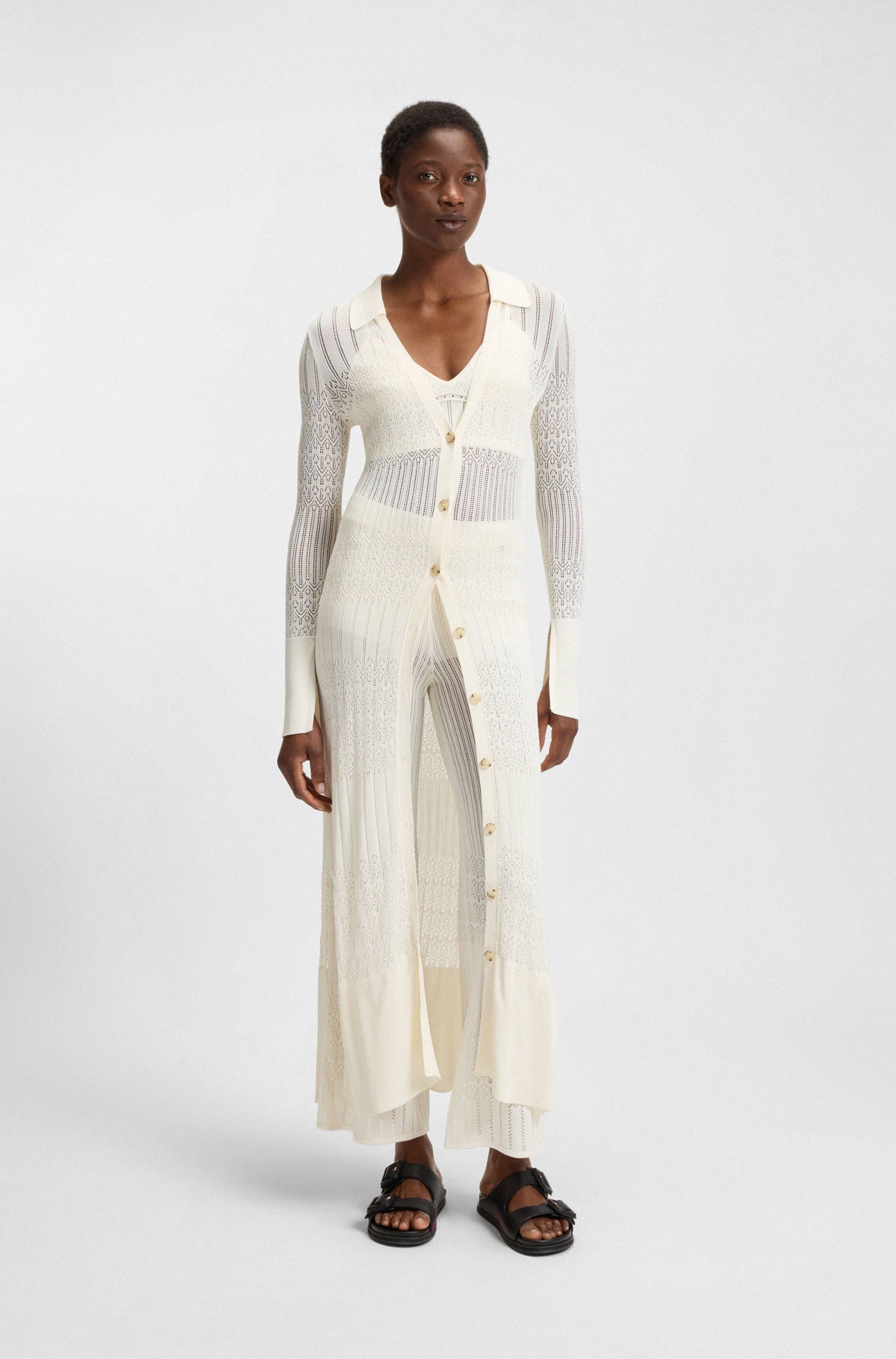 BOSS ORANGE Strickjacke Flooney Premium Damenmode in filigraner Strick-Stru günstig online kaufen