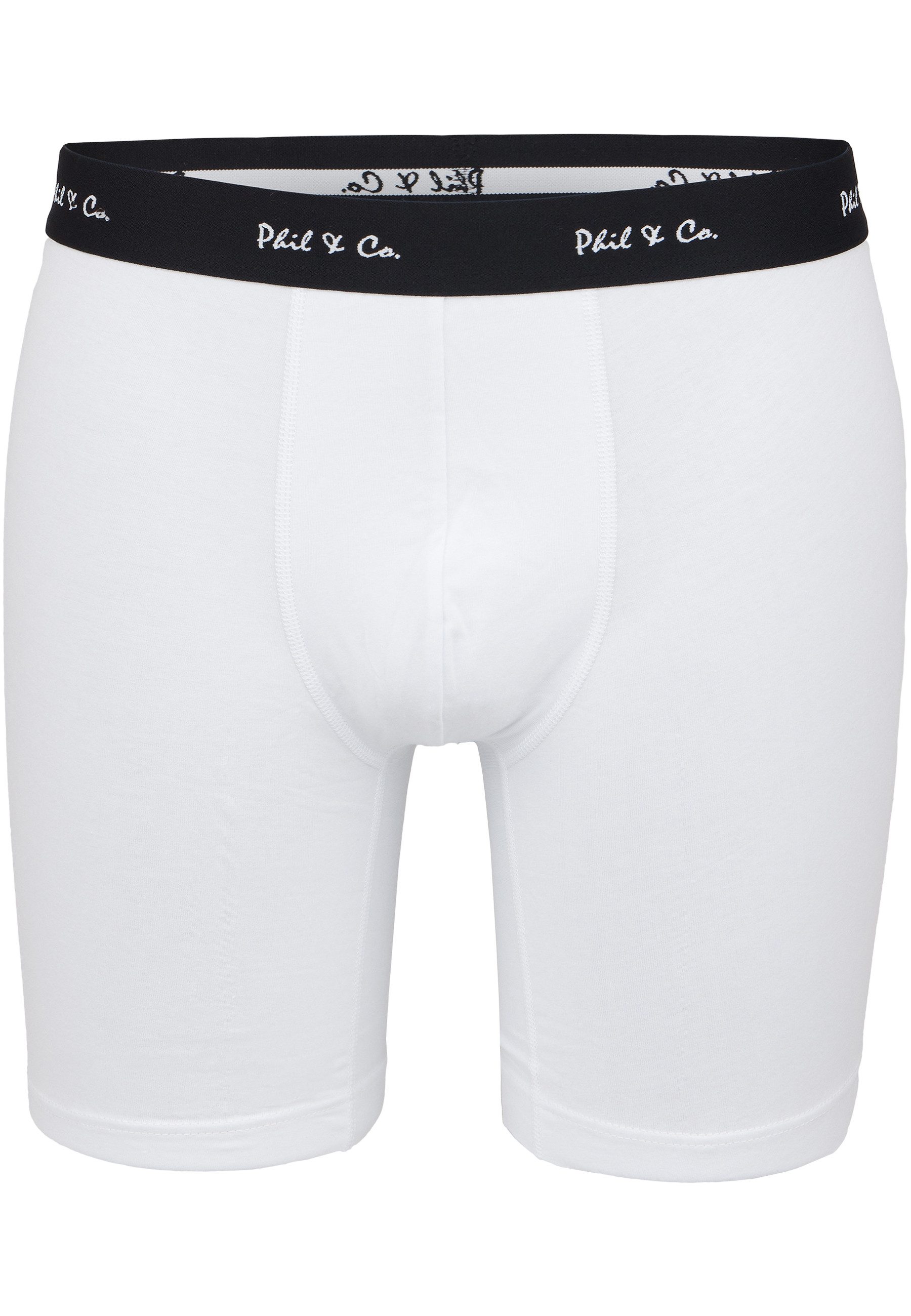 Phil & Co. Langer Boxer Long Boxer Briefs (4-St) Retroshorts - langes Bein günstig online kaufen