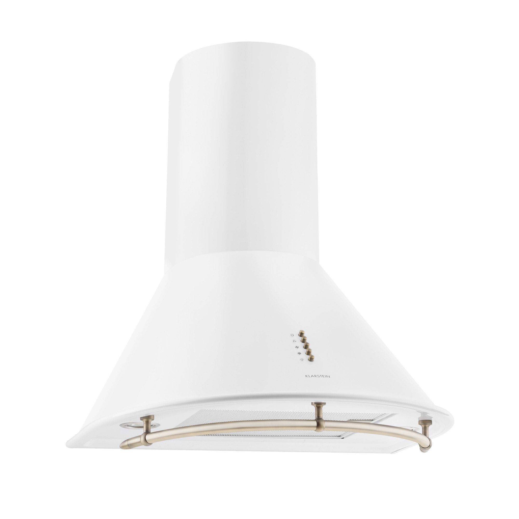 Klarstein Deckenhaube Lumio Primo Retro-Dunstabzugshaube 60cm 490 m³/h LED-Leuchten