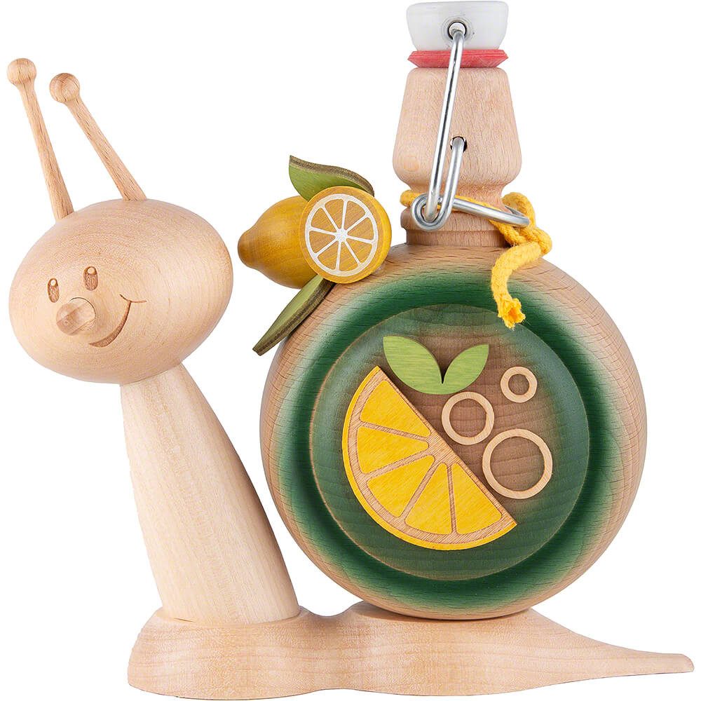 Kuhnert Räuchermännchen Räucherschnecke Sunny Brauseschnecke (16cm) von Drechslerei Kuhnert