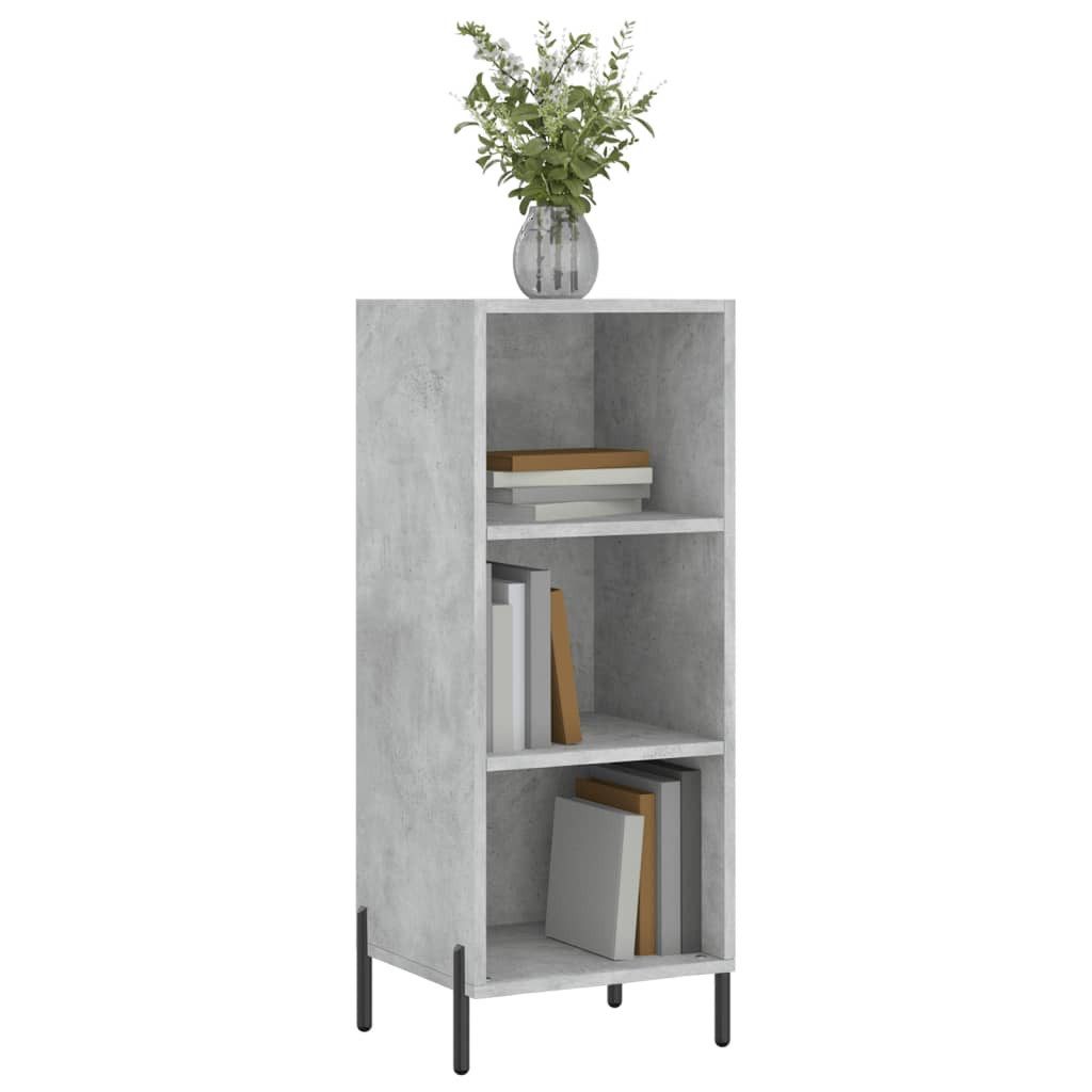 vidaXL Sideboard Sideboard Betongrau 34,5x32,5x90 cm günstig online kaufen