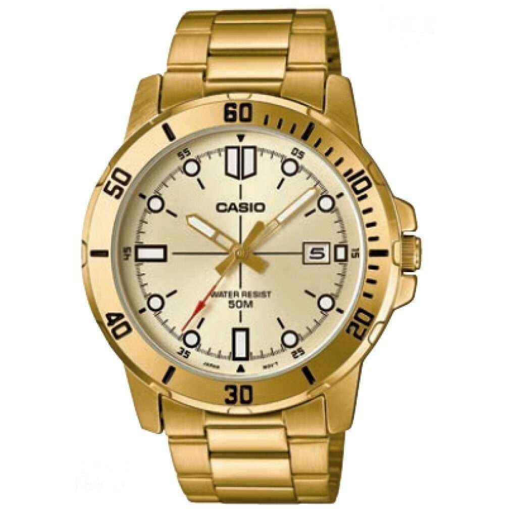 CASIO Luxusuhr Analog MTP-VD01G-9EVUDF (A1368)