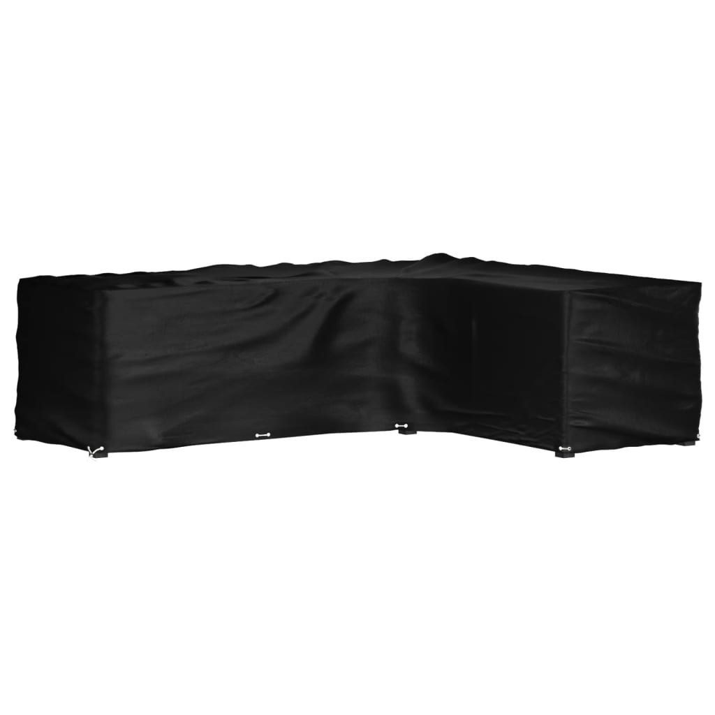 vidaXL Gartenmöbel-Schutzhülle Gartenmöbel-Abdeckung in L-Form 16 Ösen 260x210x80 cm (1-St)