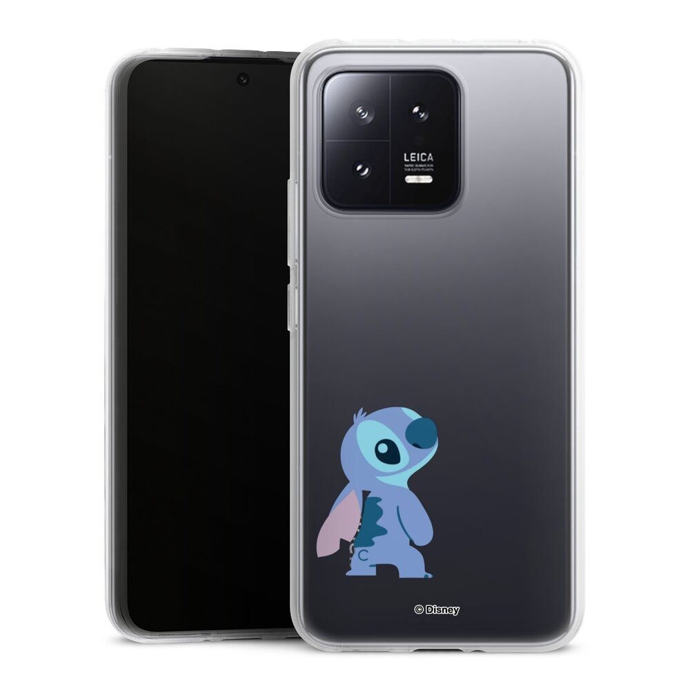 DeinDesign Handyhülle Lilo & Stitch Fanartikel Disney Stitch Smiling, Xiaomi 13 Silikon Hülle Bumper Case Handy Schutzhülle Smartphone Cover