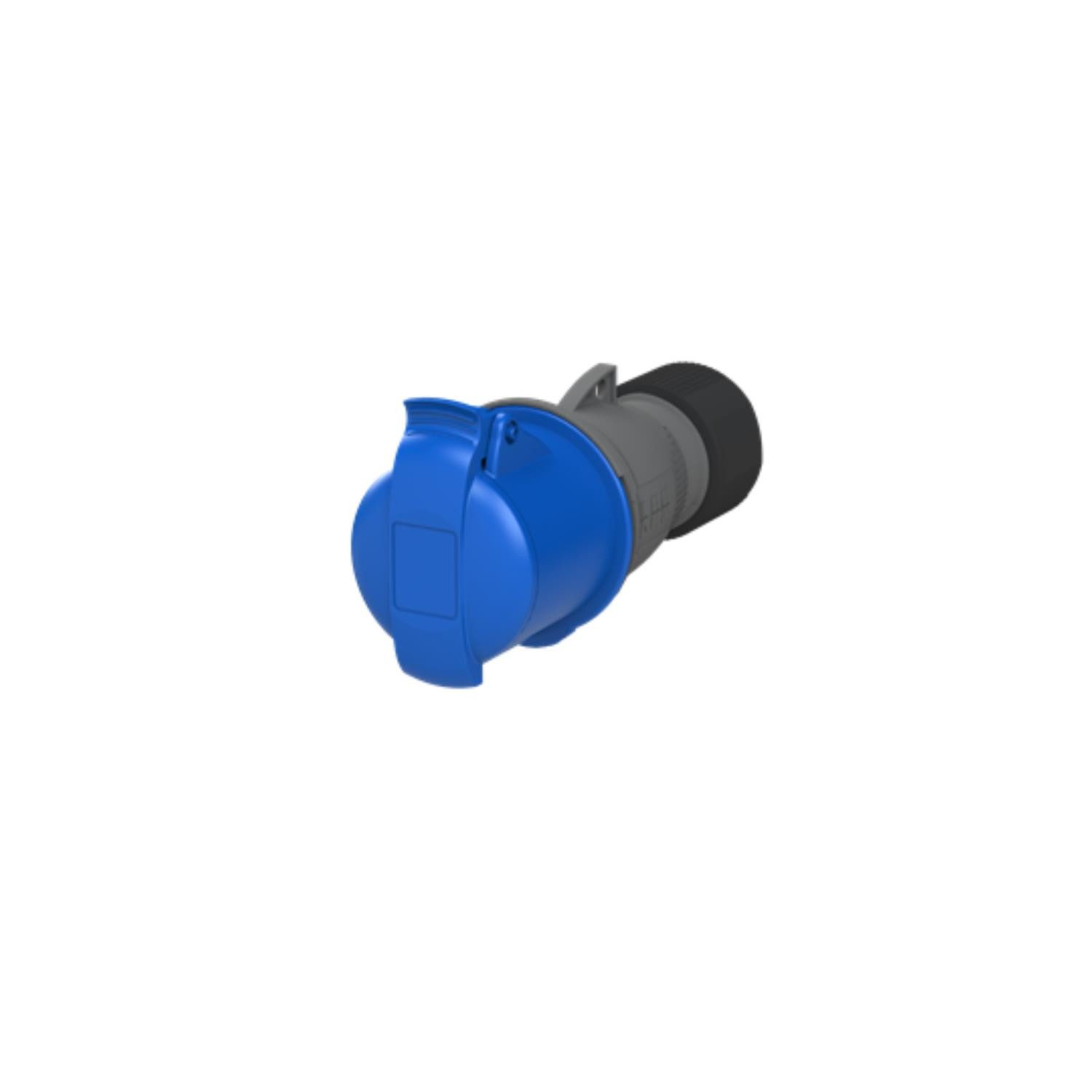 Amphenol CEE-Stecker Titel:16 Ampere CEE Kupplungssteckverbinder 3-polig (2P+PE) Buchse, K, (CEE Stromverteiler)
