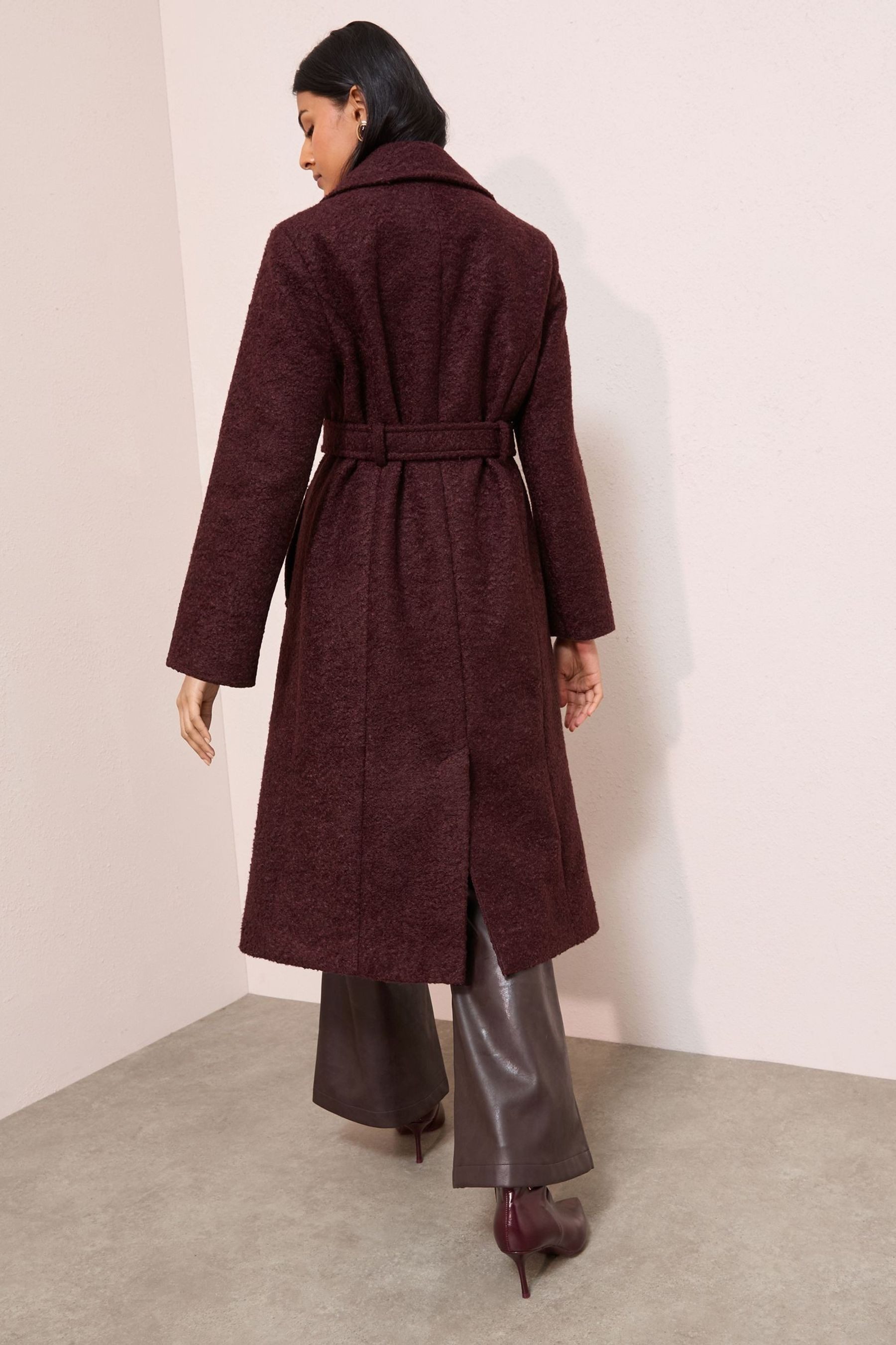 Friends Like These Kurzmantel Friends Like These Bouclé-Wickelmantel, Regul günstig online kaufen