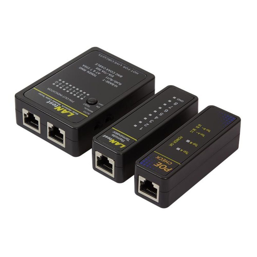 Netzwerk Kabeltester mit PoE Finder Netzwerk-Adapter