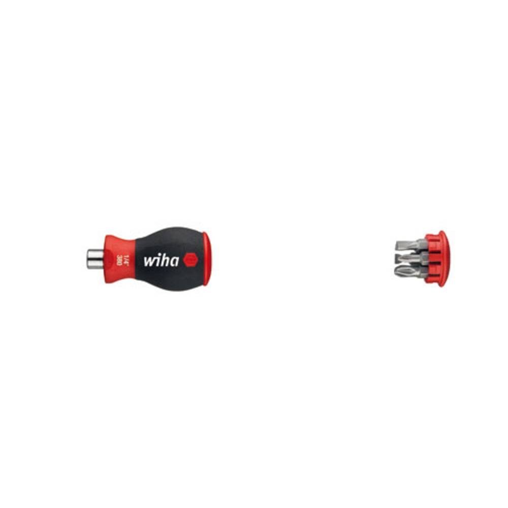 Wiha Kombiträger Magazin-Bithalter Stubby, magnetisch, 1/4″, Bithalter